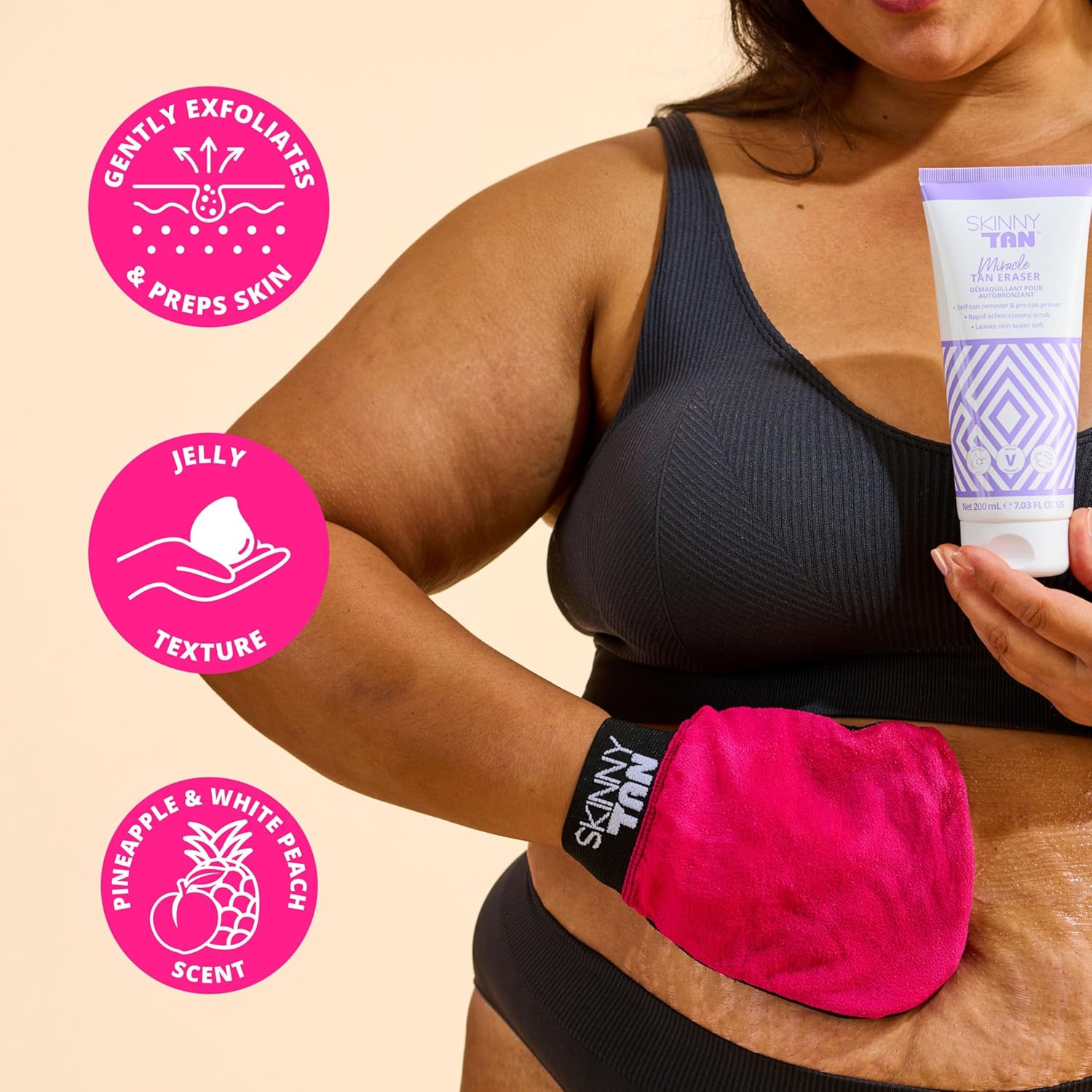 Skinny Tan Miracle Tan Eraser 200Ml &ndash; Fast Acting Self Tan Remover image number 4
