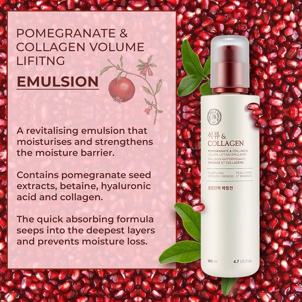 The Face Shop Pomegranate and Collagen Volume Lifting Emulsion 140 Ml