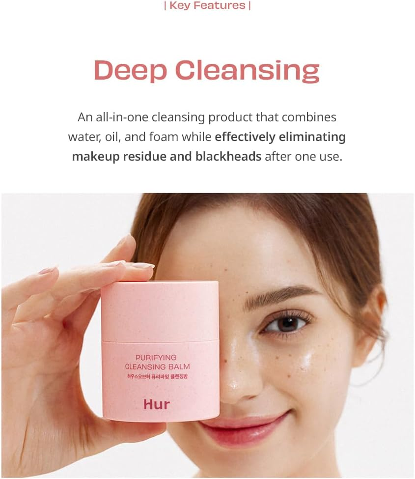 Purifying Cleansing Balm, Sherbet-Type Formulation, Practical Grinder Type - Effectively Eliminating Makeup Residue and Blackheads without Causing Dryness or Irritation image number 1
