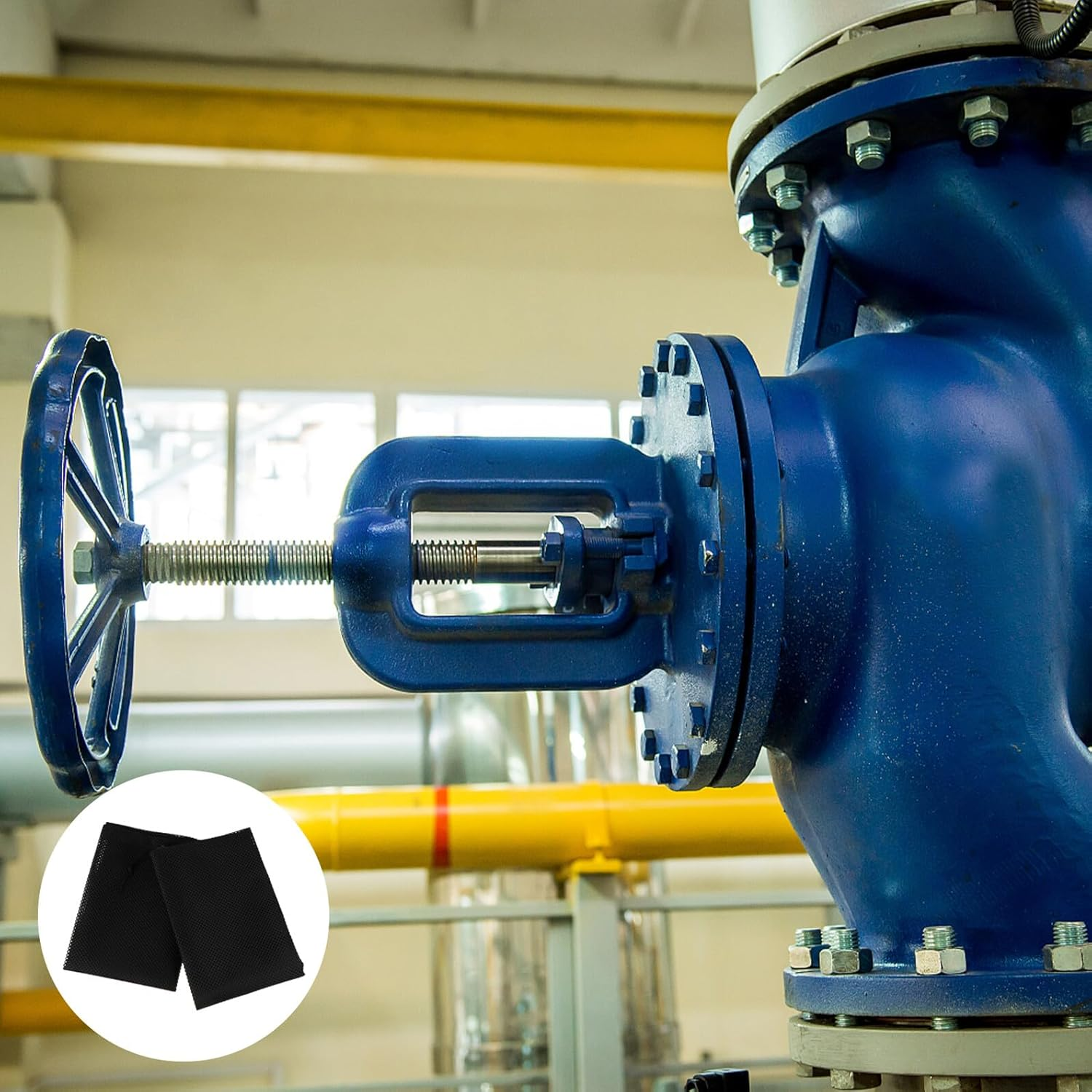 Anneome 2Pcs Water Pump Filter Bags with Drawstring Sturdy Knitted Mesh Barrier Nets Easy-Clean Protective Covers for Outdoor Pumps and Fish Tank Filters