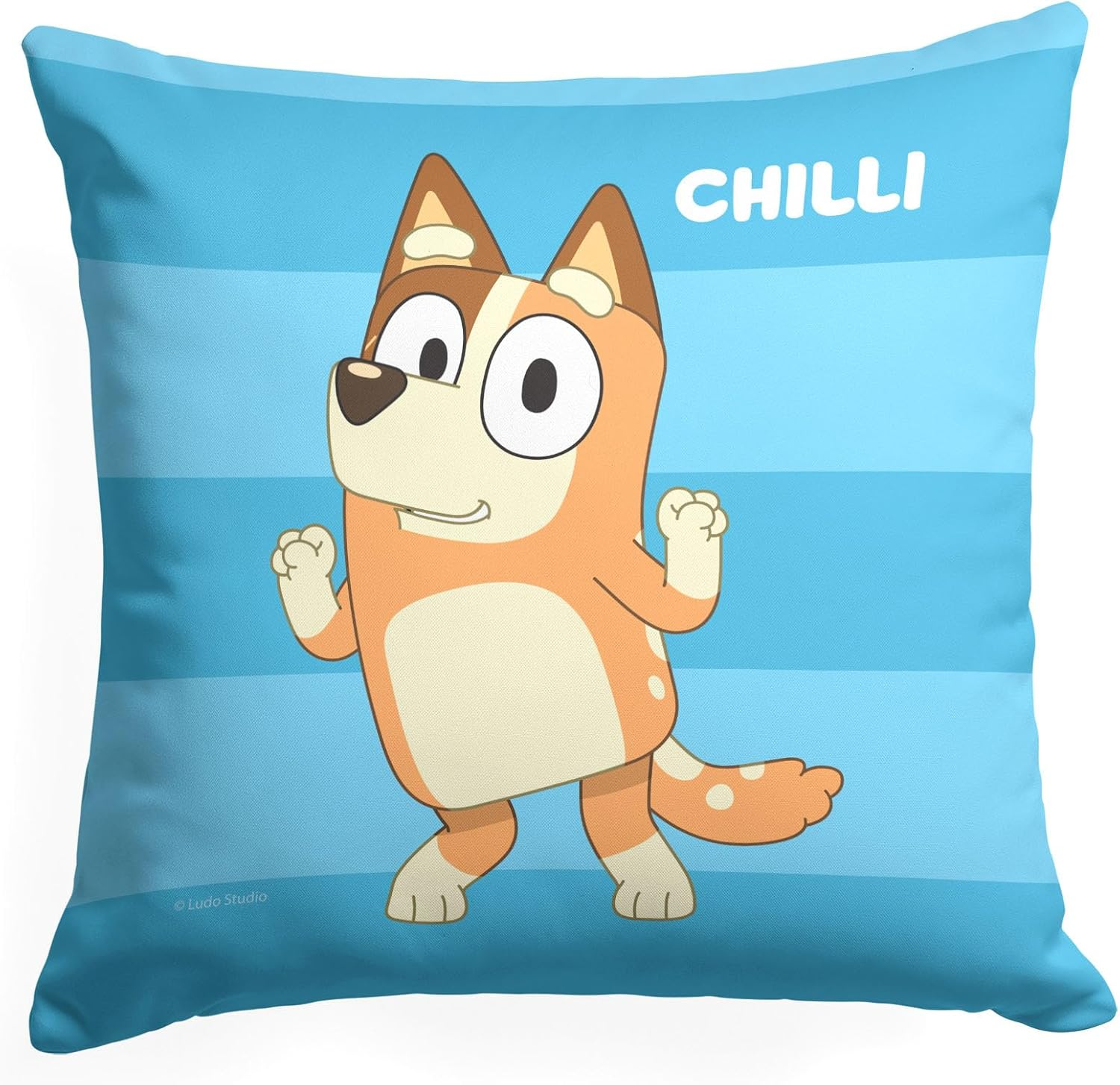 Northwest Bluey Pillow, 18" X 18", Roll Call Chloe