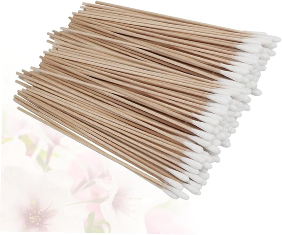 Cotton Swabs for Pets 400 Pack Single Head Wooden Stick Cleaning Swabs for PET Grooming and Hygiene image number 3