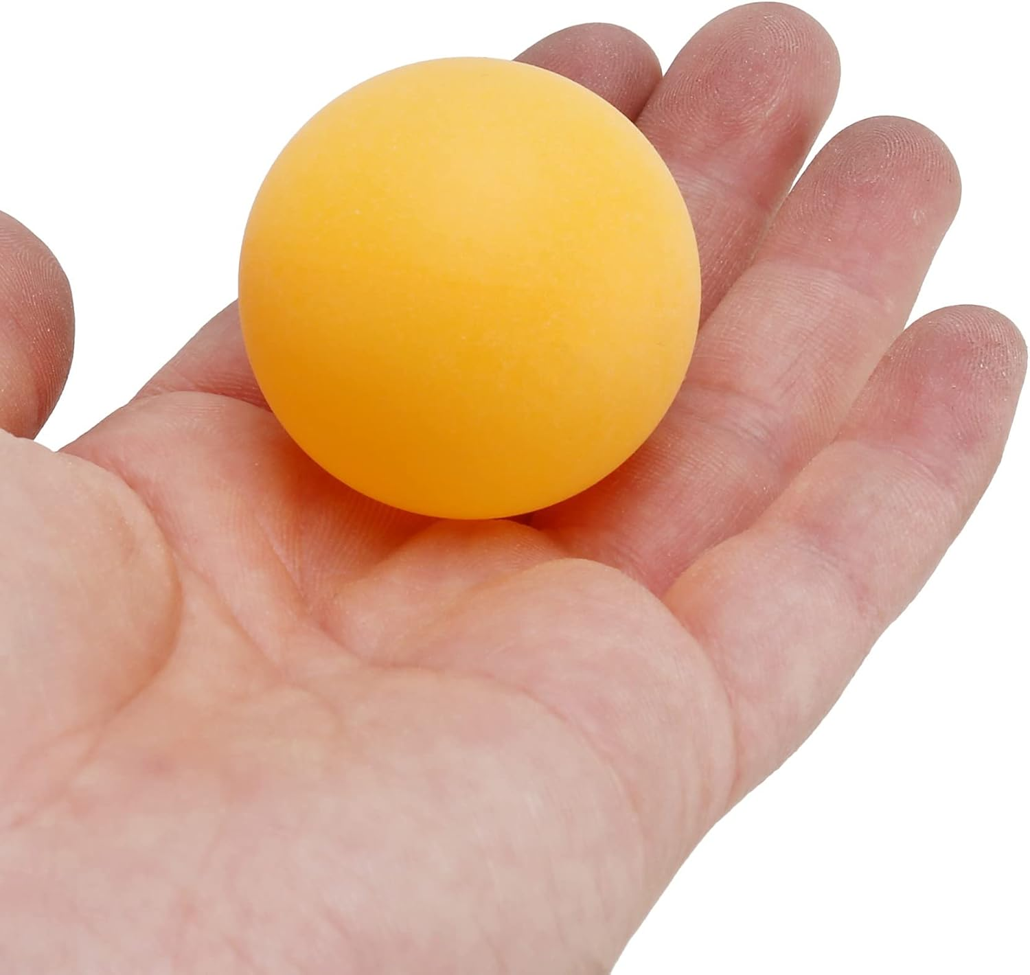 Jingfei 50- Pack Premium Ping Pong Balls Advanced Table Ball Seamless Balls Orange