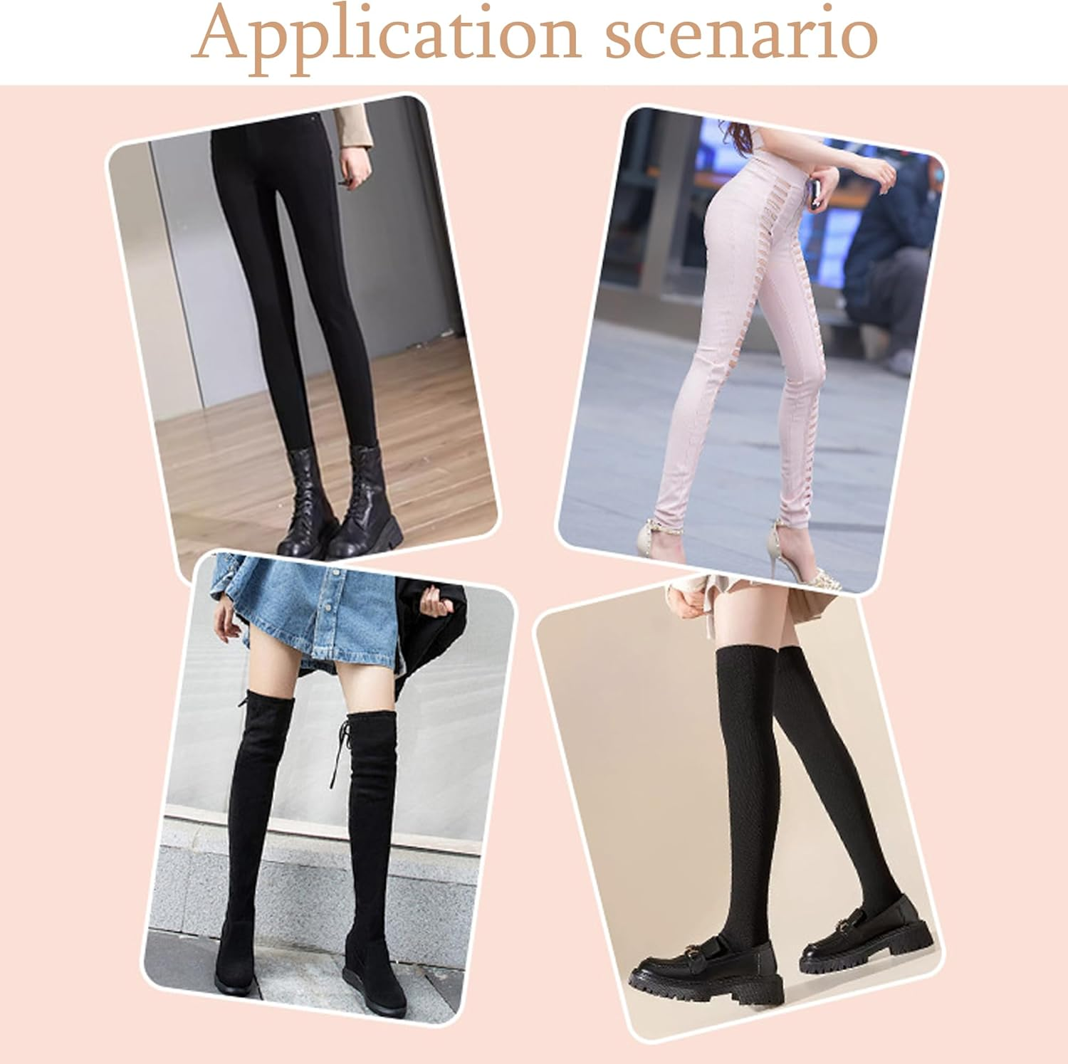 1 Pair of Reusable Self-Adhesive Invisible Soft Silicone Calf Pads Right Leg Shape, Leg Onlays, Right Leg Shape for Crooked or Thin Legs, 144 G - Nude 1 image number 2