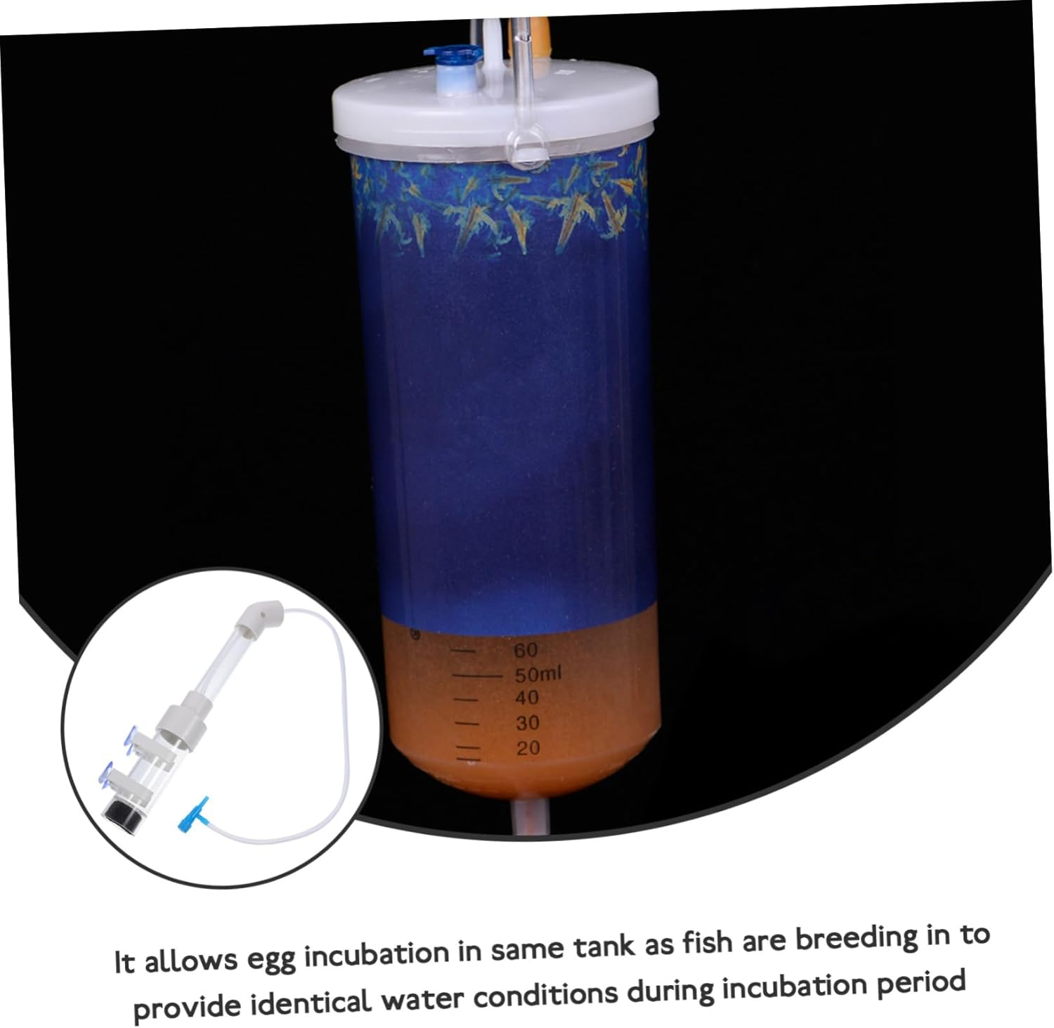 Sosoport Fish Incubator for Aquarium for Cichlids Breeding Helps Hatch Eggs Suitable for Fish Aquatic Pets Care image number 1