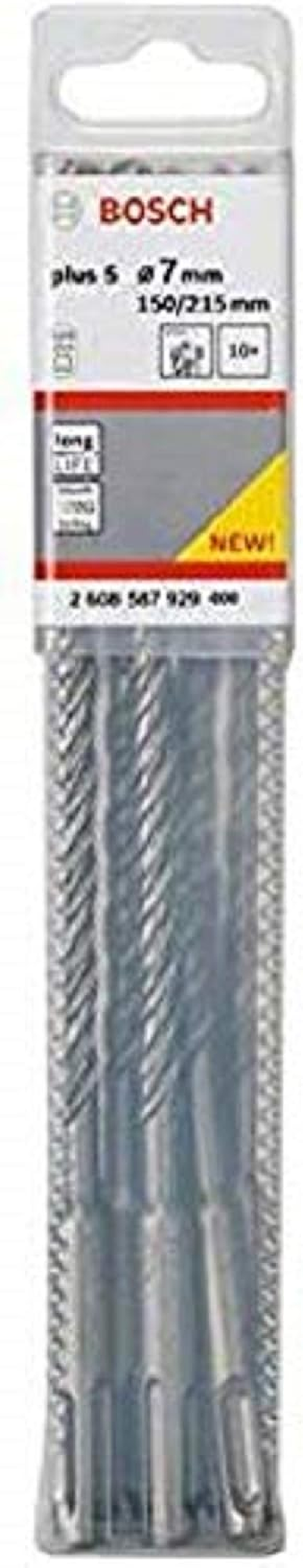 Bosch 2608587801 Sds-Plus-5 Masonry Drill Bit, 3Mm X 50Mm X 110Mm, Grey image number 2