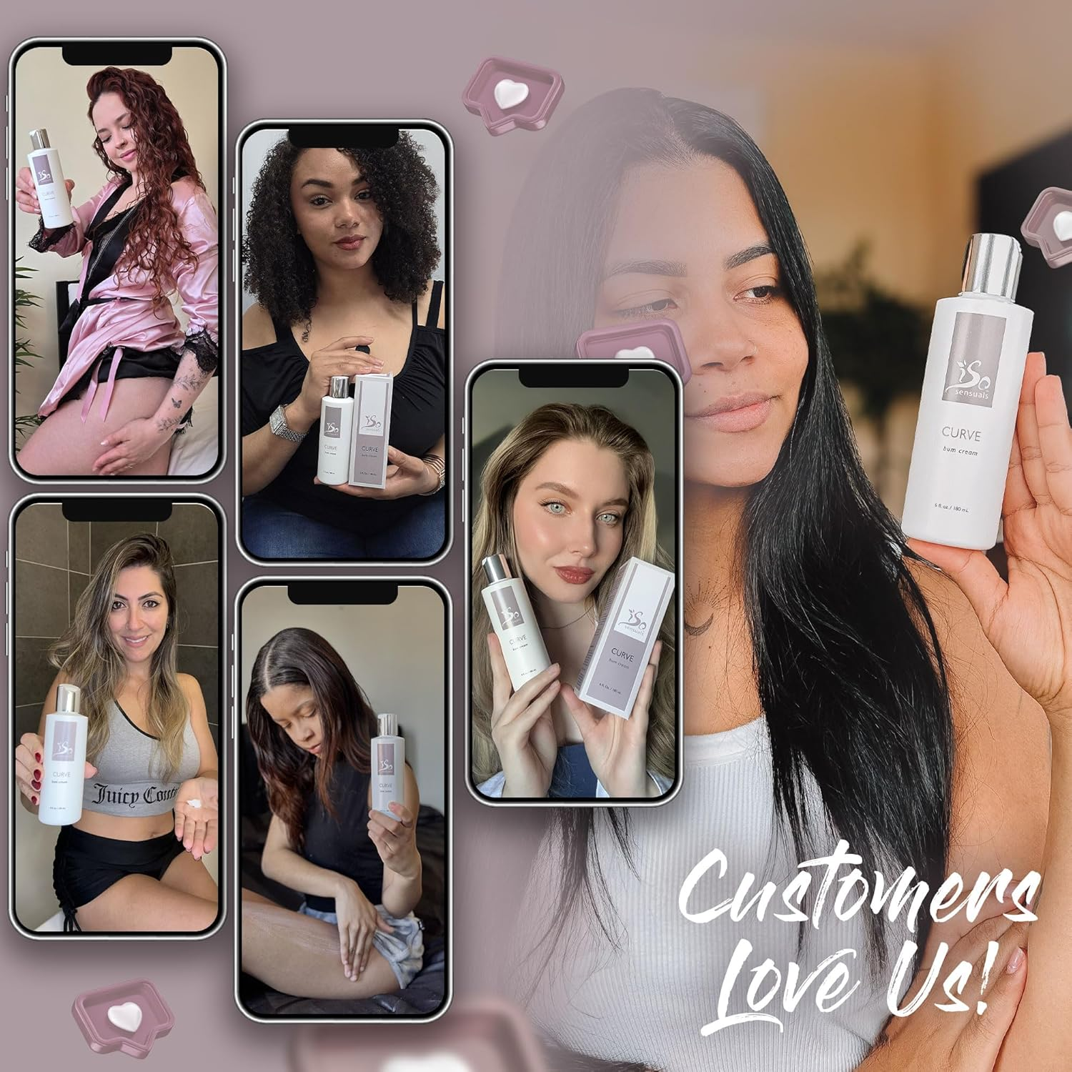 Isosensuals CURVE | Butt Enhancement Cream - 1 Bottle image number 3