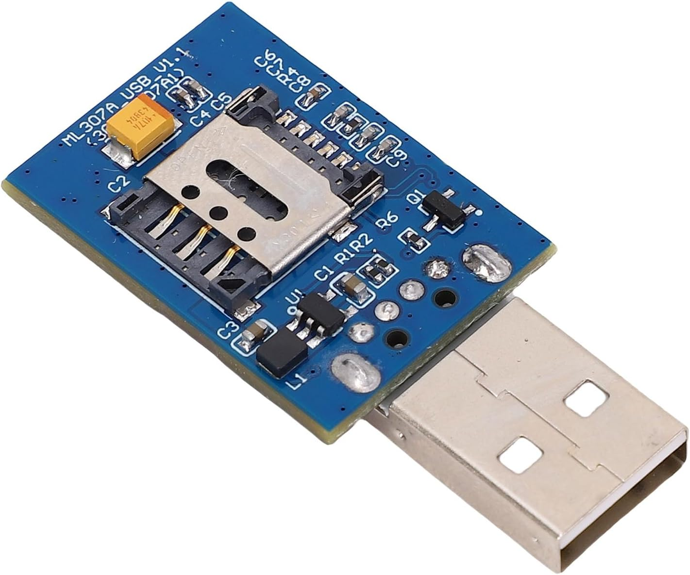 4G Full Network Module USB 2.0 Network Module Internet Access with GPS for SIM Card Slot for 4G Antenna, GPS Antenna, at Commands, PCB Constructed image number 4