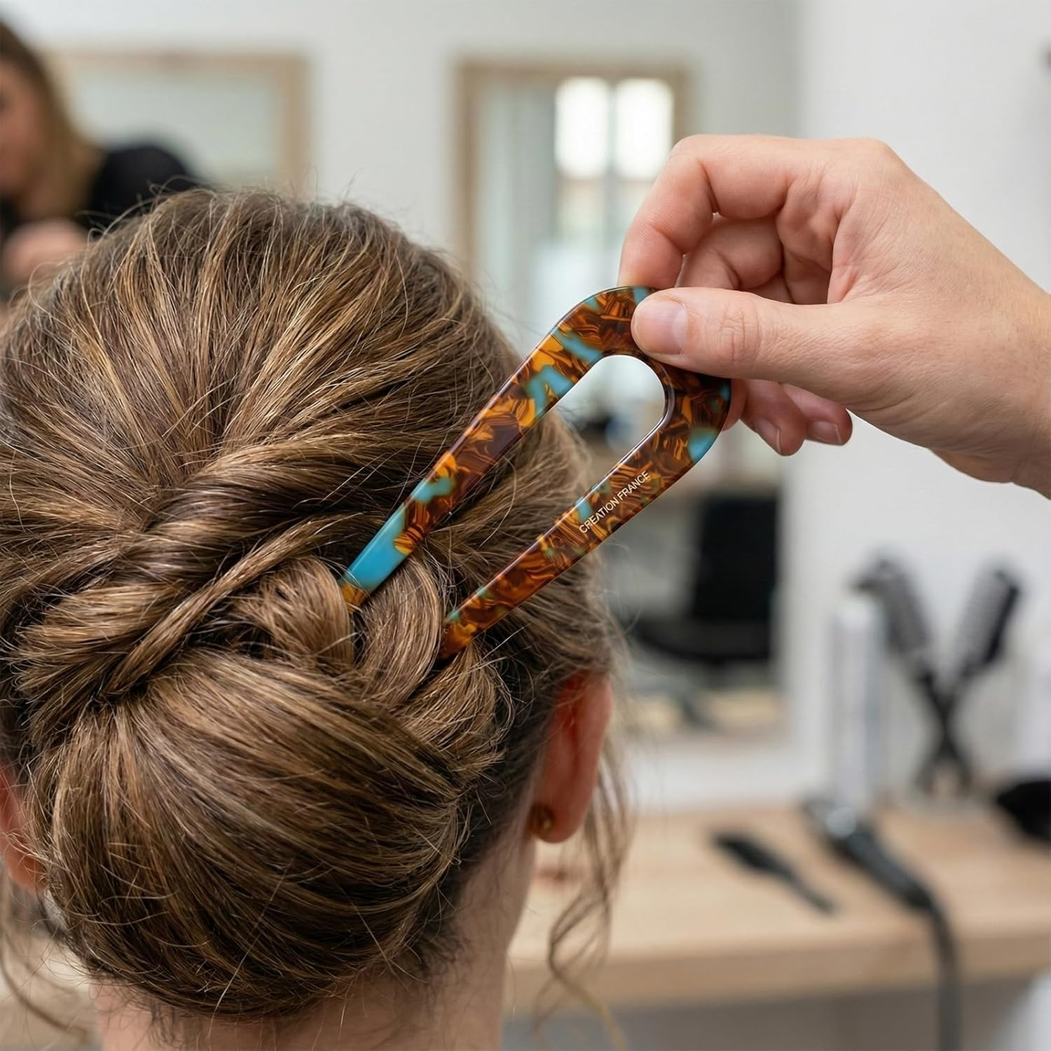 French Hair Pins, 4 Pcshair Pins for Women, U Shaped French Pinsfrench Twist Hair Pins Hhair Clips for Thick Hairs Buns Hairpins for Women Girls Hairs Accessories Styling(4 Colors) image number 2