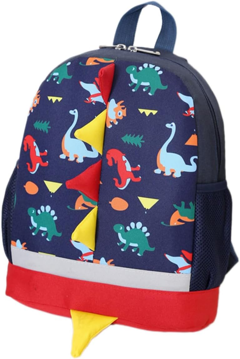 OHPHCALL Cartoon Dinosaur Backpack for 3-5 Years Boys And, Preschool School Bag Dual Shoulder Straps, Lightweight and Sturdy Outdoor Book Bag image number 1