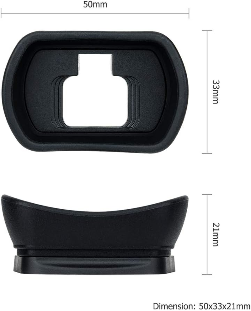 Soft Silicon Camera Viewfinder Eyecup Eyepiece Eyeshade for Nikon Z7II Z6II Z5 Z6 Z7, Replaces DK-29 Eye Cup Protector image number 4
