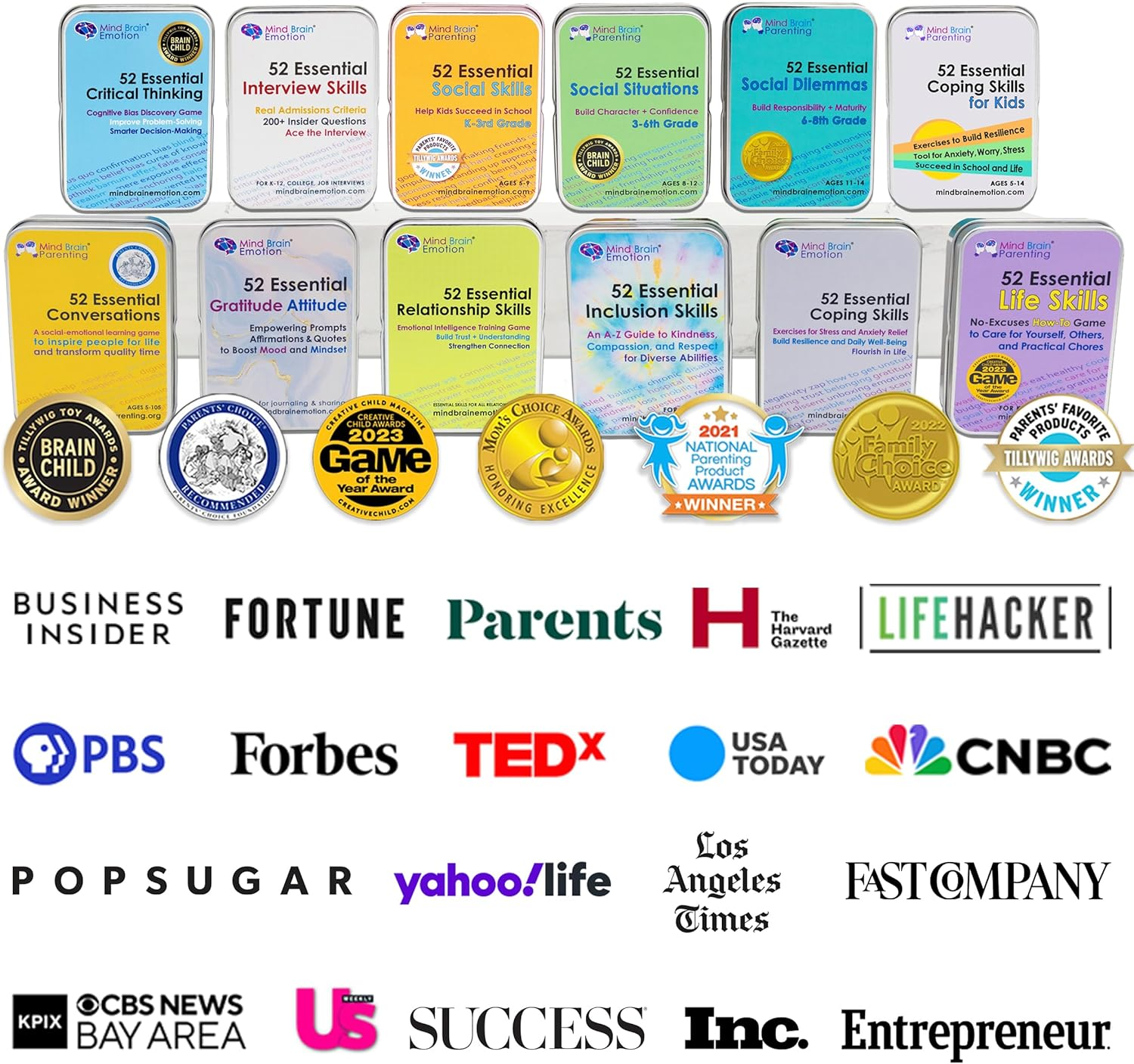 52 Essential Critical Thinking: Flash Cards for Problem Solving & Decision Making, Smart Games to Detect Cognitive Biases in Speech, Debate, Writing, Media, for Teens & Adults - by Harvard Educator image number 3