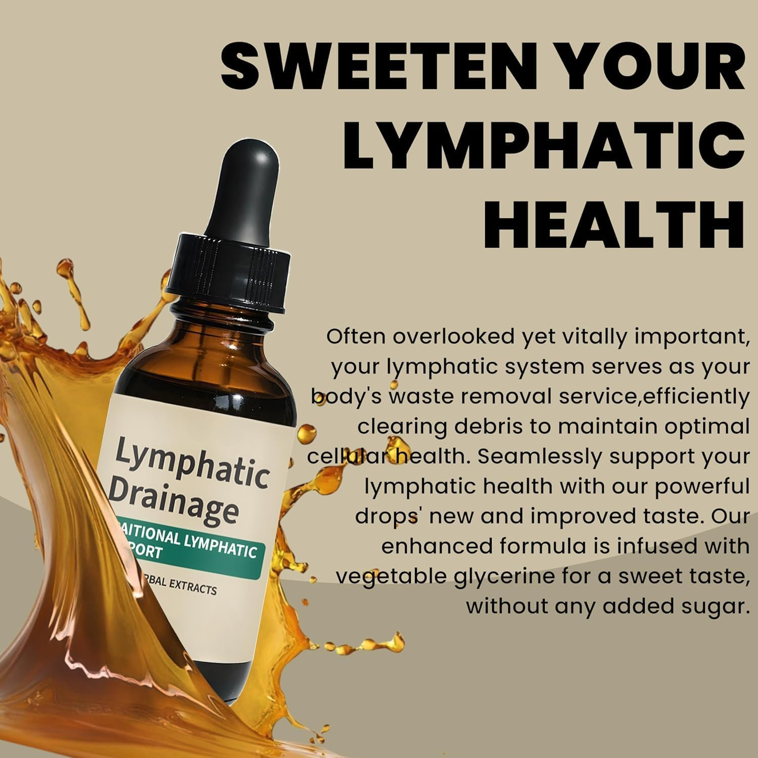 Lymphatic Drainage Drops, ，&ndash; Supports Lymphatic Drainage, Immune System & Detox image number 4