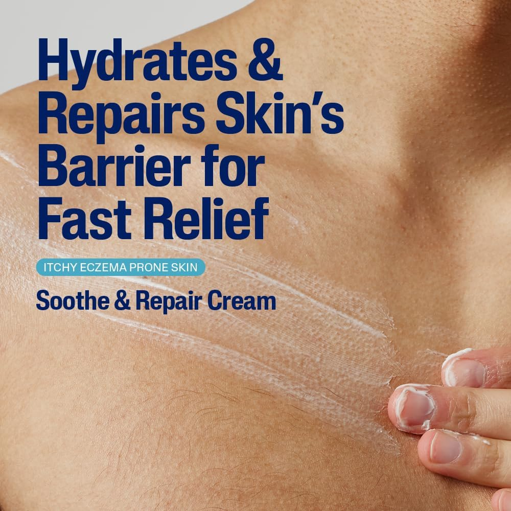 Cetaphil PRO Eczema Prone Soothe & Repair Cream 226G. with Ad-Resyl&trade;, Filaggrin Technology and Ceramides to Help Soothe and Repair Eczema-Prone Skin. Fragrance-Free, Non-Comedogenic, 48H Hydration. Dermatologist Tested for Sensitive Skin. image number 5