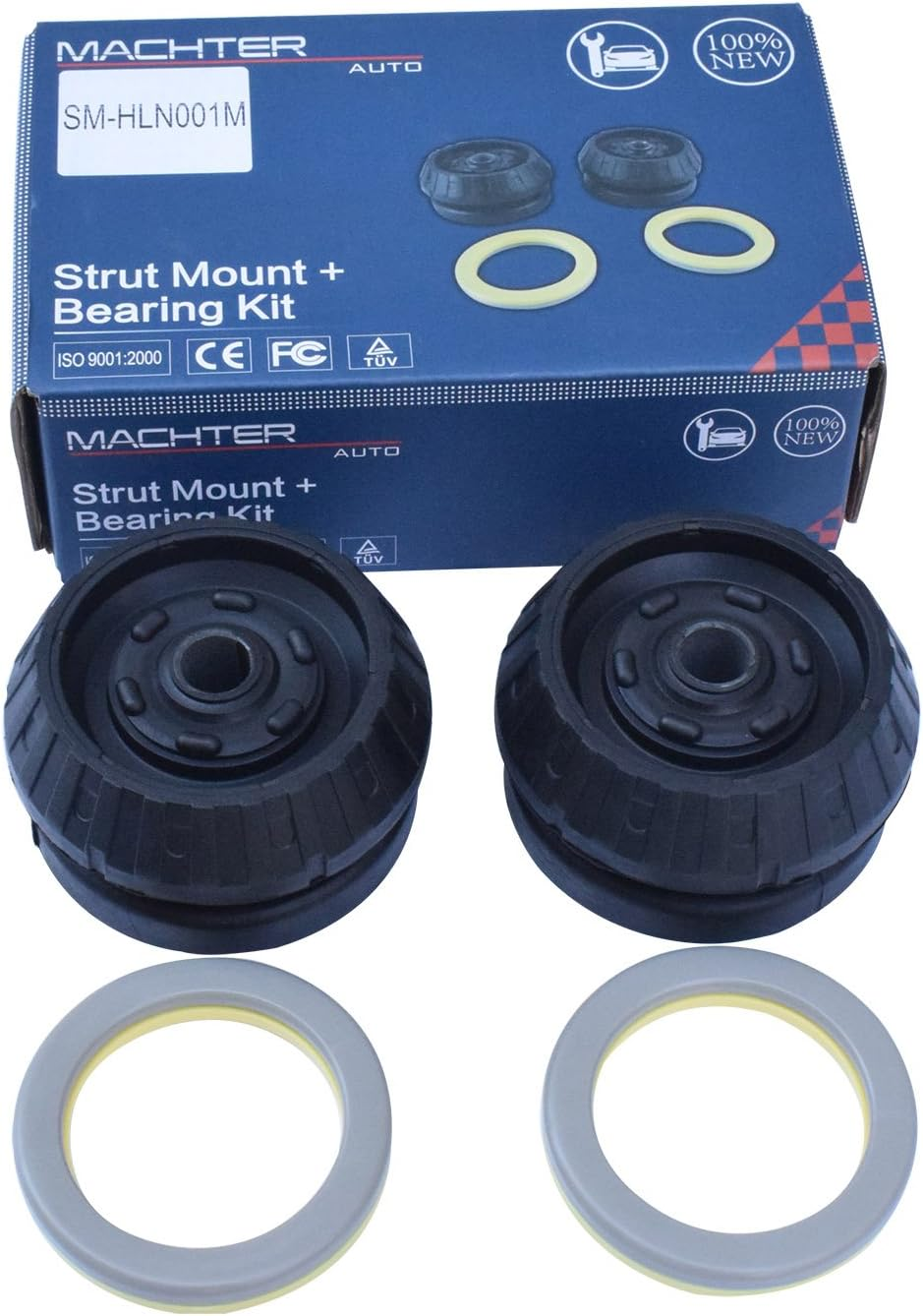 Pair Front Rubber Top Strut Mount Bearing Kit Fit Holden Commodore VT VX VY VZ VE VF image number 4
