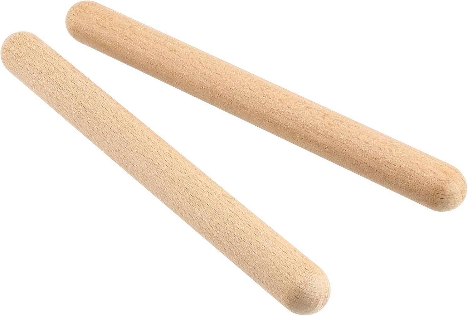 SOUJAP 60 Pack 8 Inch Rhythm Sticks, Rhythm Music Lummi Sticks, Wood Claves Musical Instrument for Performances, Team Activities image number 2