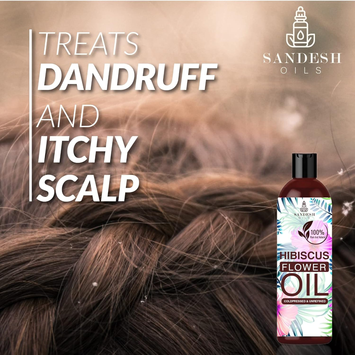 Sandesh Oils Hibiscus Oil Pure & Natural Virgin Unrefined for Hair & Skin (Gudhal Ka Tail) (250Ml) (STANDARD 250ML, HIBISCUS OIL) image number 6