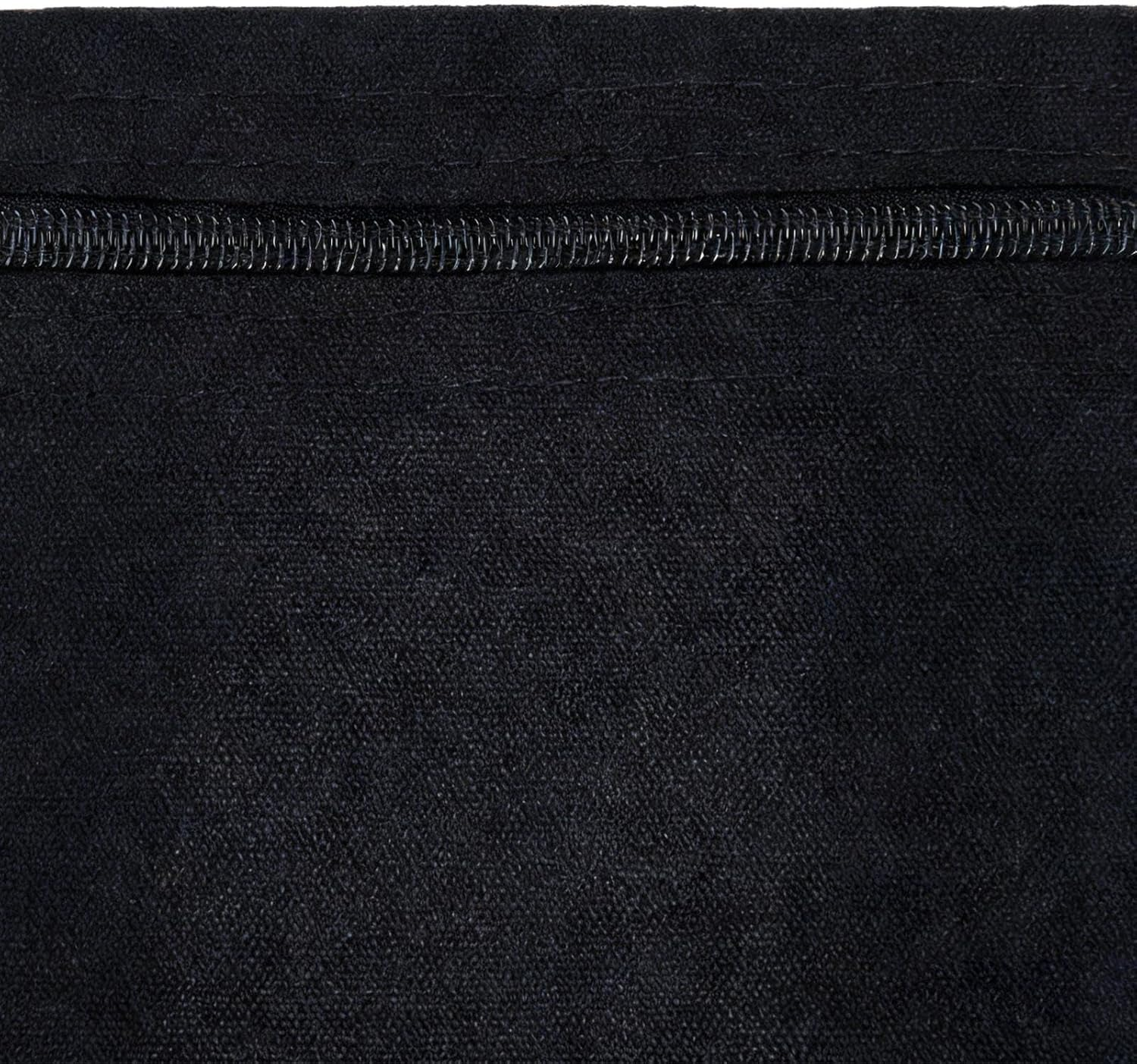 21.5X15.5Cm Sew in Pocket, Sew-In Side Pocket with Zipper, Anti-Theft Security Zipper Pouch, Sew in Hidden Zippers Pockets for Passport Protection Jacket Clothes Shirt Robe Hoodie Sweater image number 2