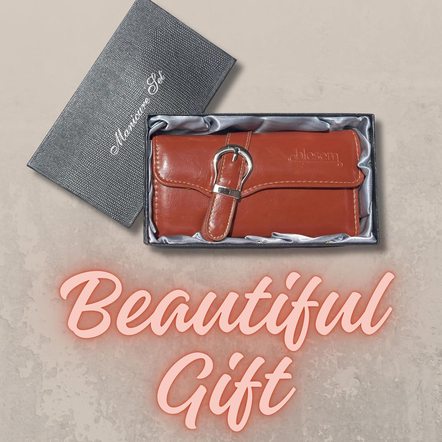 Manicure Pedicure Set, Nail Cutting-11Pc Quality Stainless Steel Tools, Large Wide Jaw Clippers, Nail Cutter, Nail Care Gift, Fingernail Clipper Case image number 1