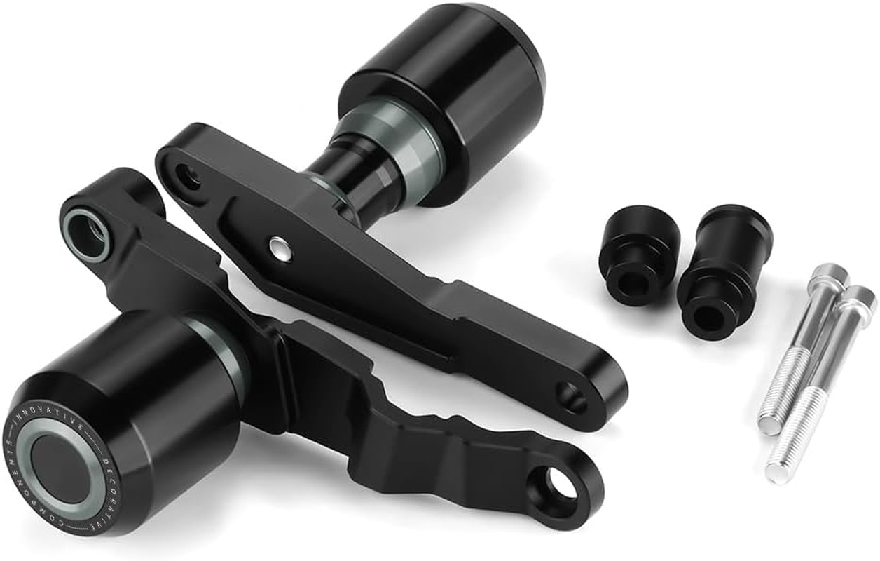 Modeer Motorcycle Frame Sliders Compatible with Hon&Da CB650R / E-Clutch 2024 2025 | CBR650R / E-Clutch 2024 2025 Falling Protector Crash Pads Cb Cbr 650 R Accessories (Black)