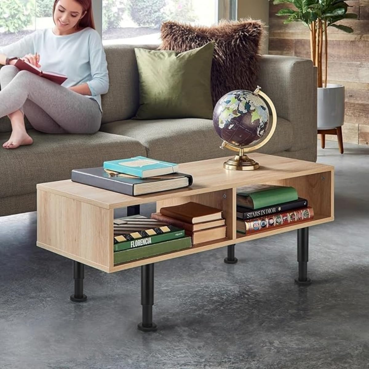 2-Piece Bed Support Legs - Adjustable Metal Furniture Legs 18-30Cm for Bed, Sofa, Cabinet, Couch, Dresser, Table image number 3