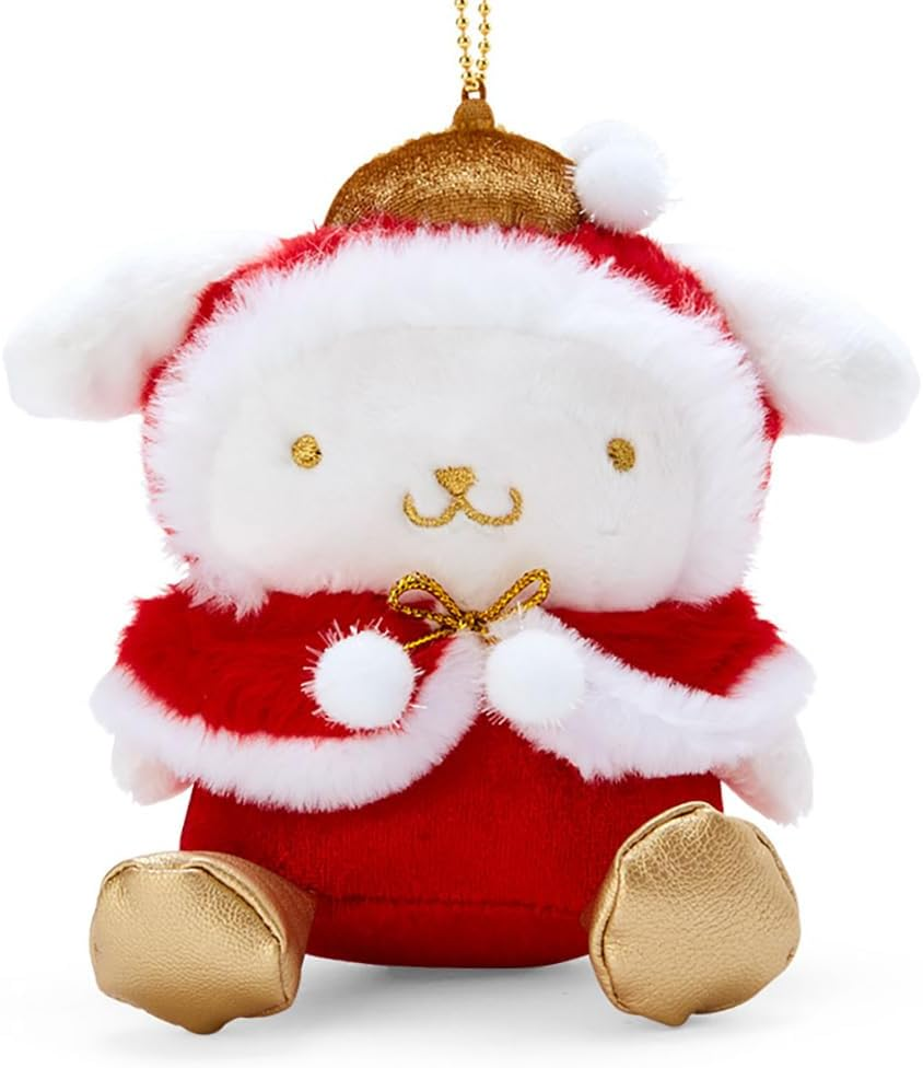 Sanrio 559393 Mascot Holder Pompom Pudding Pompompurin 5.1 X 2.8 X 4.9 Inches (13 X 7 X 12.5 Cm) Christmas Design Series Character image number 3