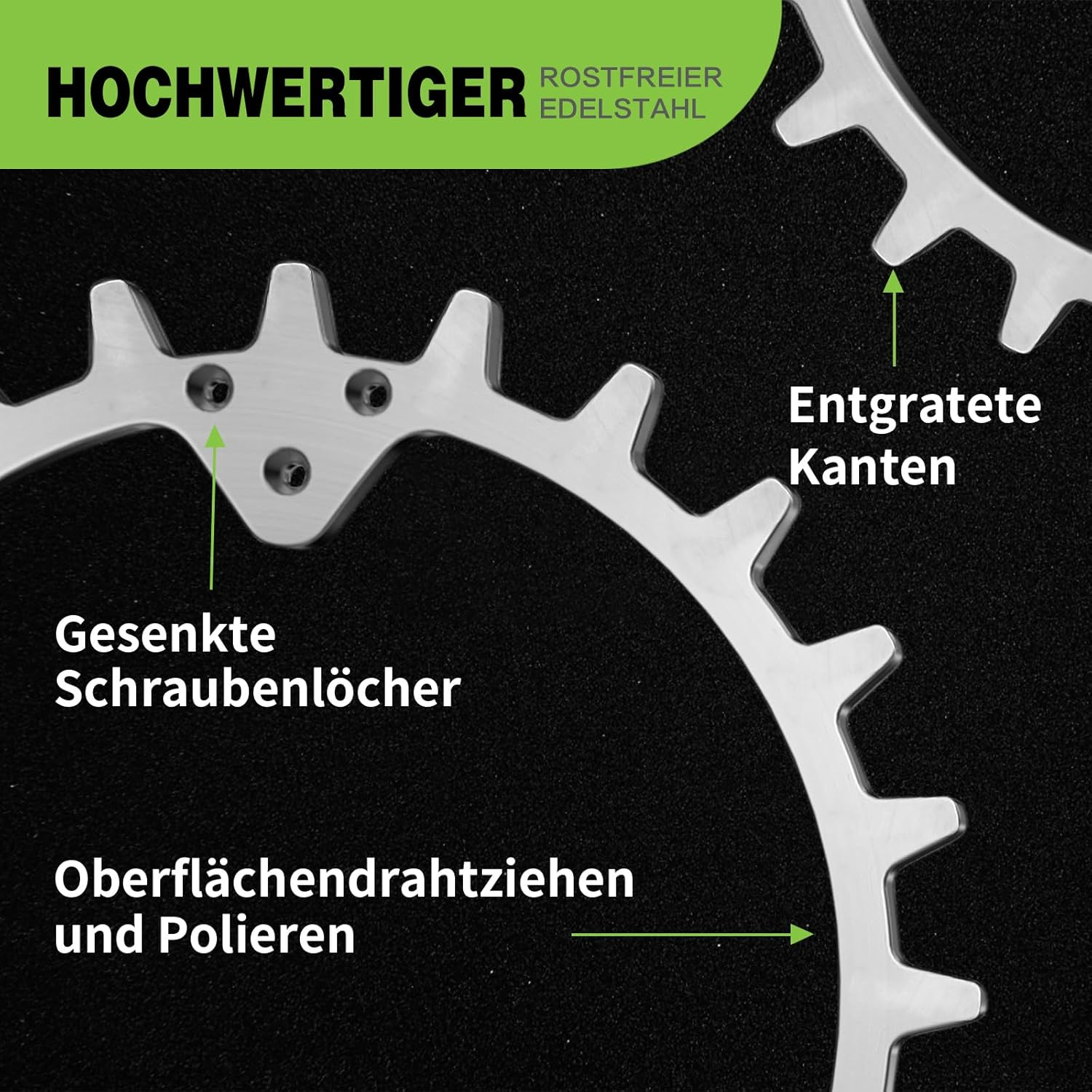 Stainless Steel Spikes for Husqvarna Automower 320/430X/435X/440/450X, Spikes Lawn Traction Improvement for Robotic Lawnmowers, Elaborately Deburred, Wheel Size 252 Mm for Accessories Off-Wheel Wheels image number 5