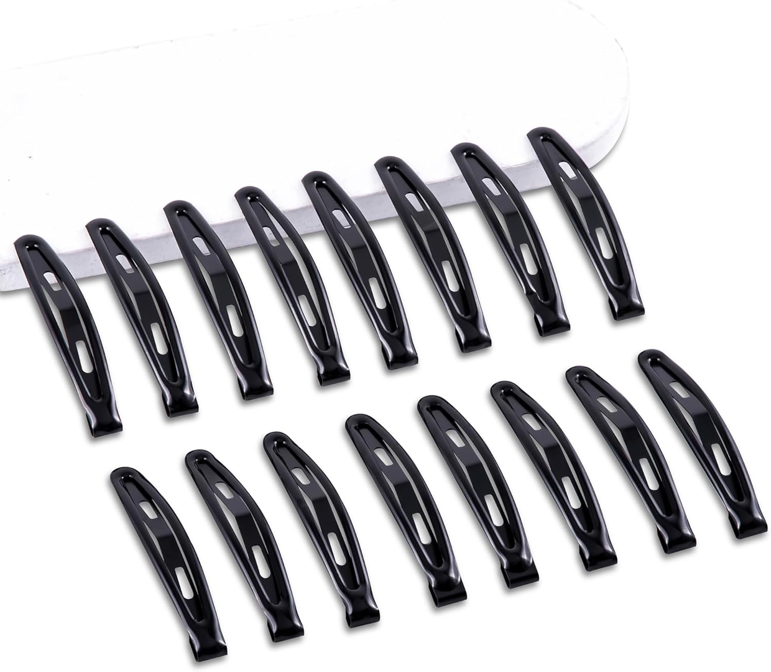 Cptots20 PCS Snap Hair Clips Metal Hair Barrettes for Women Non Slip Barrettes for Thick and Thin Fine Hair,Multi-Colored,2.95 X 0.55 Inches.