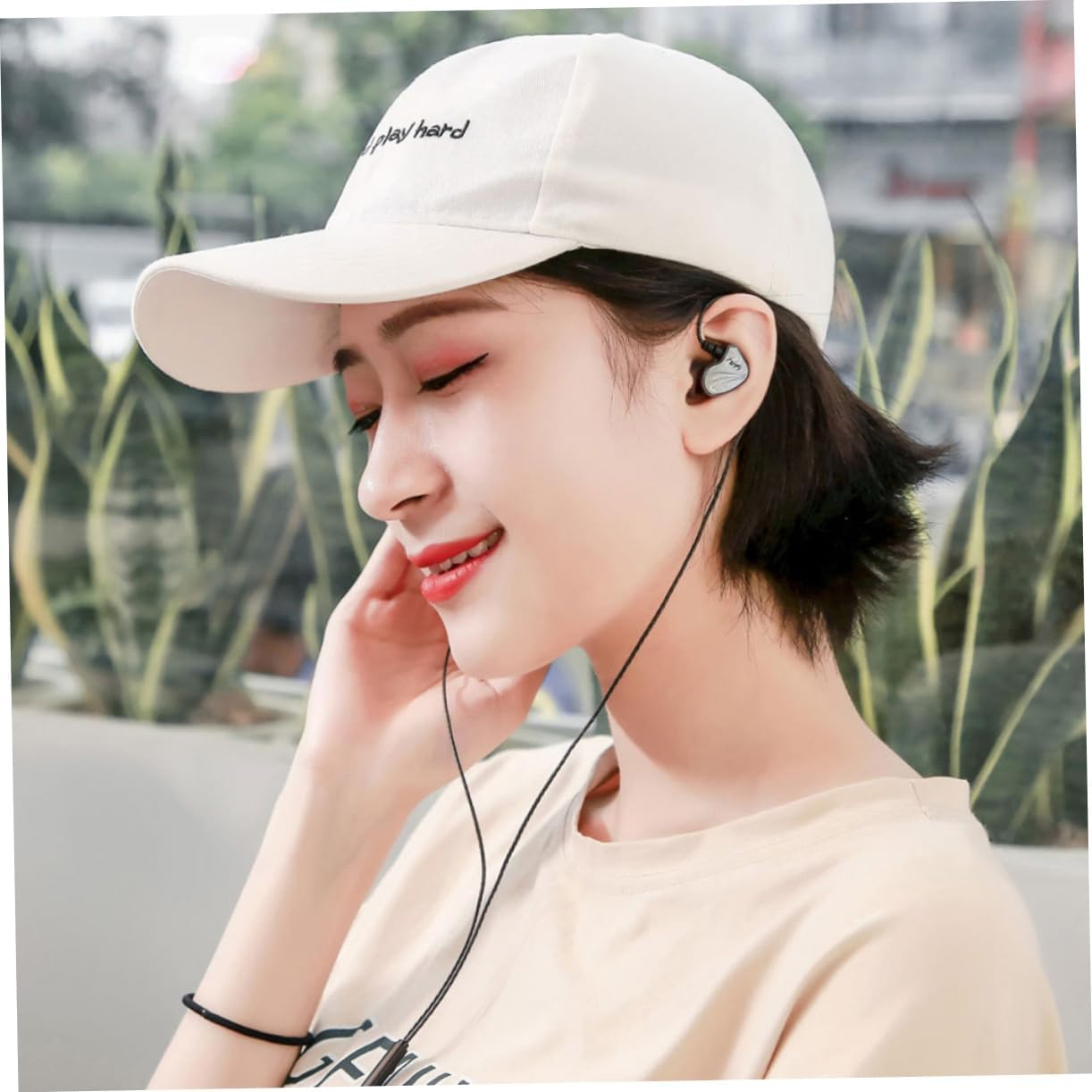 Mikinona Wired In-Ear Bass Earphones with 3.5Mm Plug for Mobile Phones and Tablets, Universal Wired Headphones with Deep Bass Sound, Gunmetal Color, Compatible with Smartphones and Portable Devices