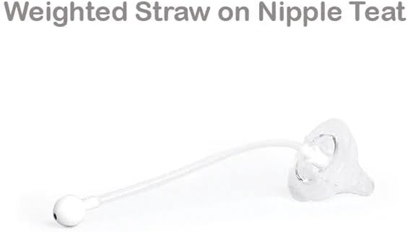 Grosmimi Weighted Straw Kit, White, 2 Count image number 1