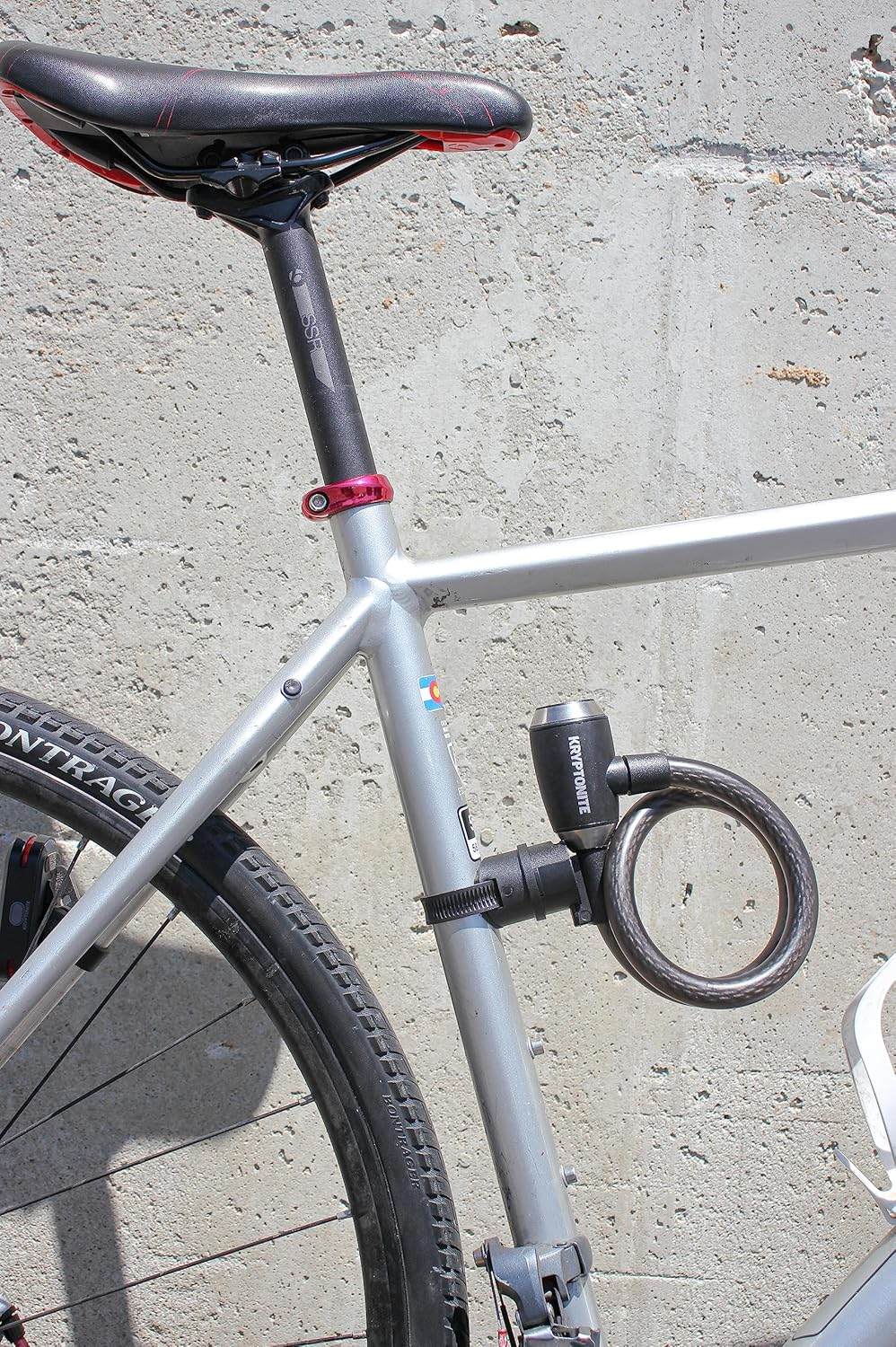 Kryptonite Kryptoflex Bike Lock Cable, 2FT/6FT Long 15Mm Thick Heavy Duty Braided Steel Cable Anti-Theft Security Lock for Outdoor Equipment, Combination/Key Bike Lock image number 4