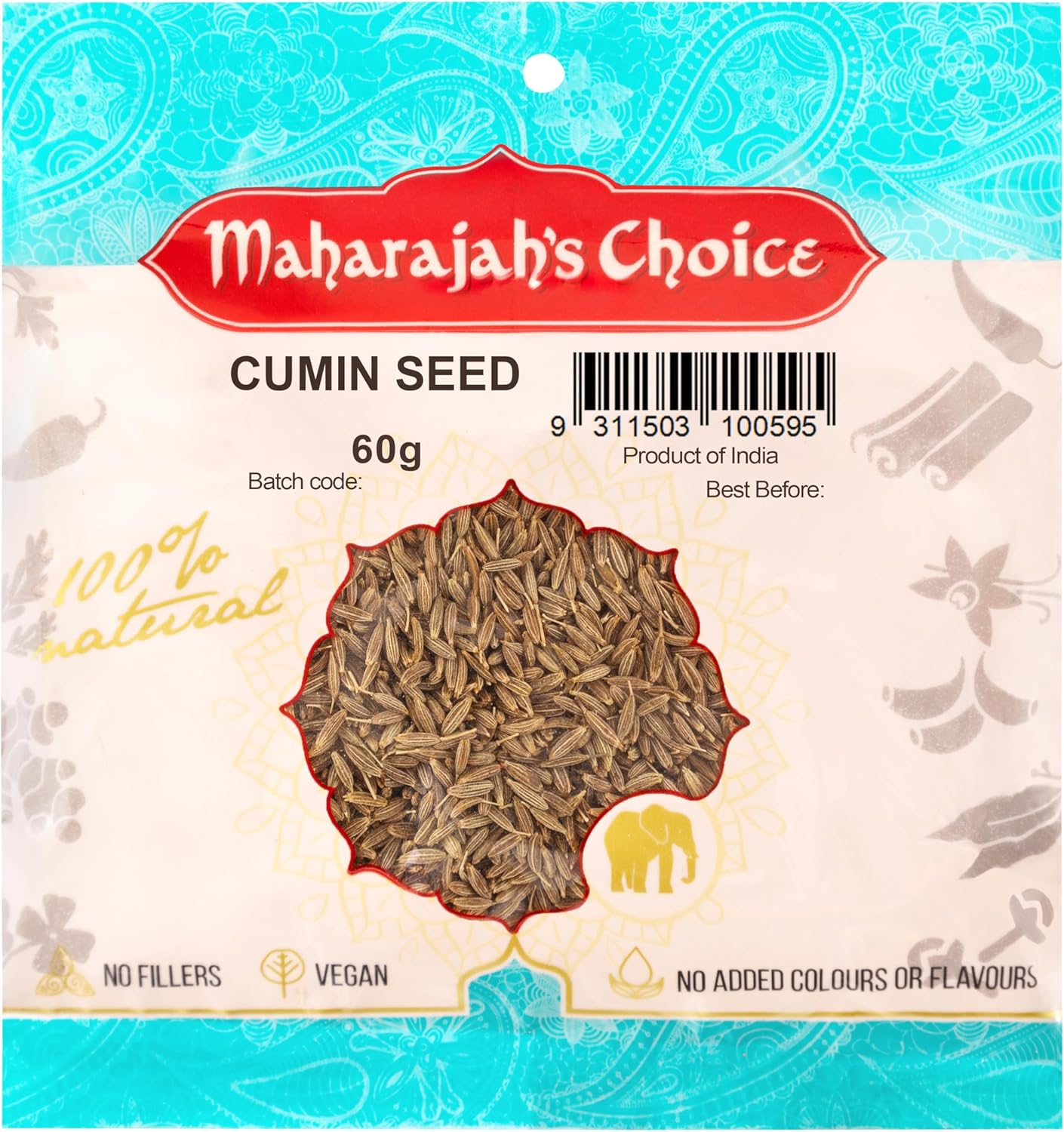 Maharajah'S Choice Cumin Seeds 60G