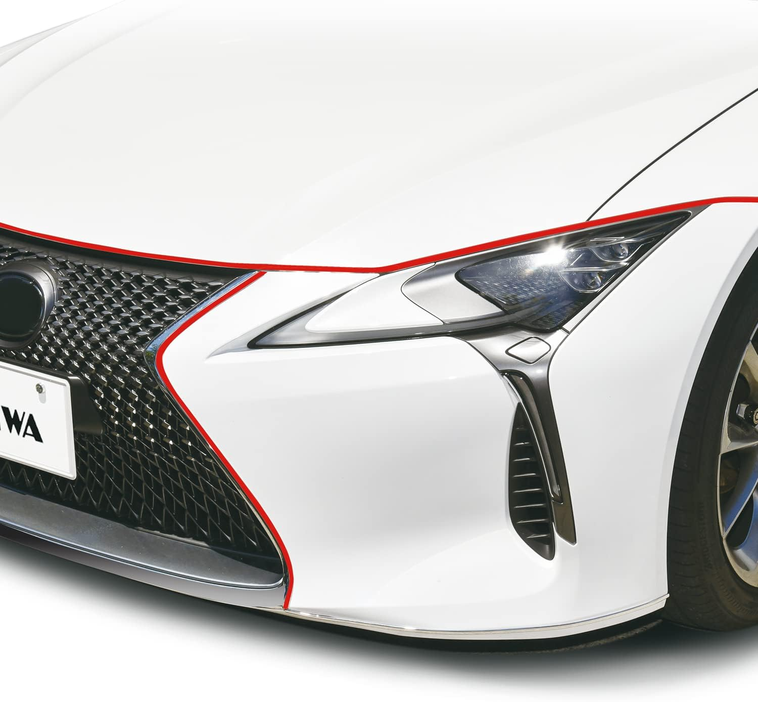 SEIWA K426 Multi-Mall Car Exterior Products, Width 0.3 Inches (8 Mm), Length 16.4 Ft (4 M), Glossy Red image number 2