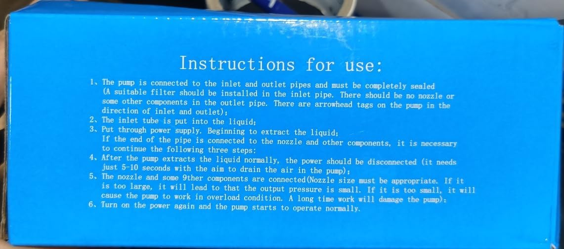 CYBERNOVA DC12V 100 PSI 4.0L / M Pump (Integrated Pressure Switch) High Pressure High Pressure Water Self-Priming Pump with Pressure Switch Caravan/Boat/Camper/Garden image number 1