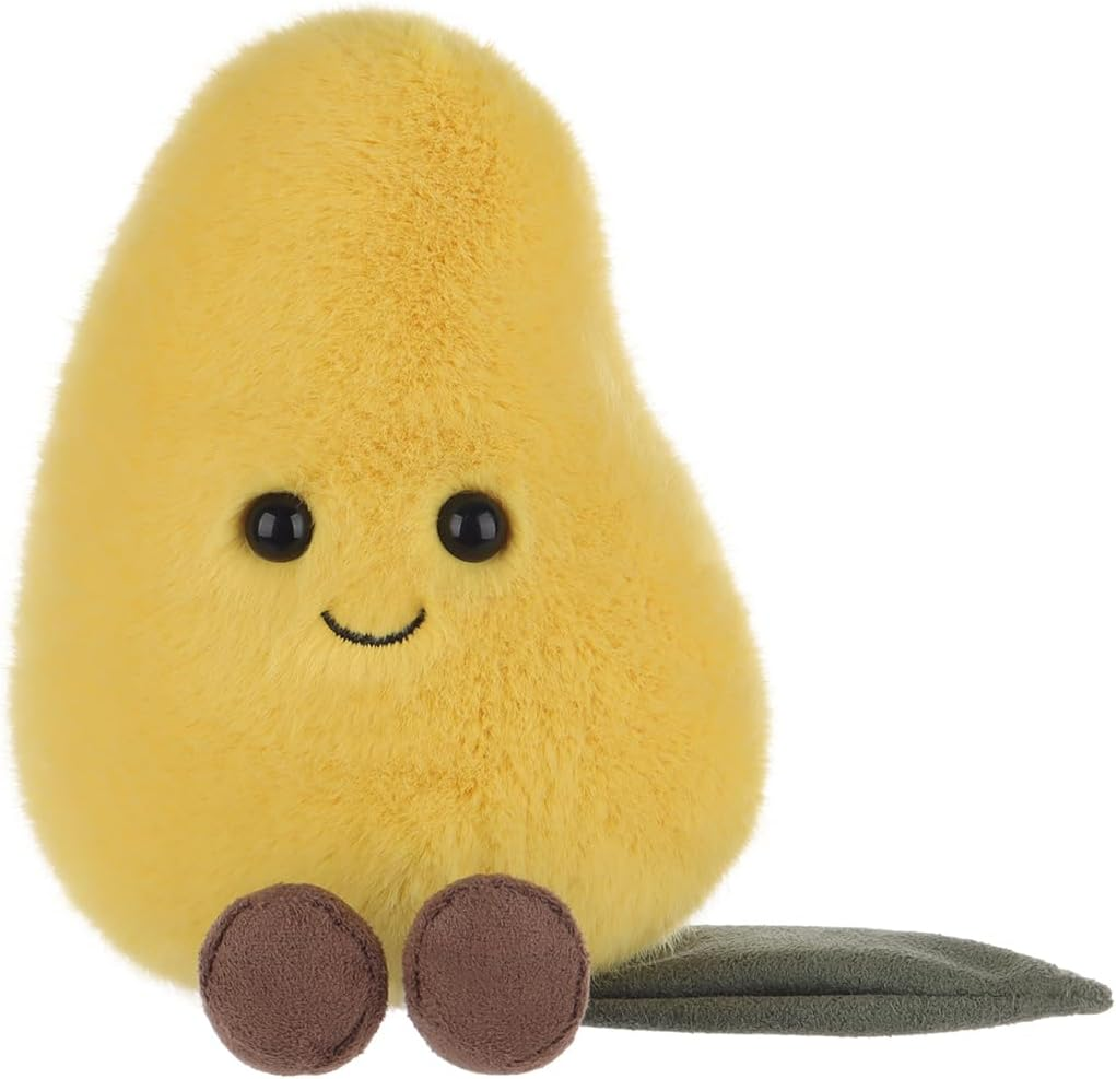 Apricot Lamb Fresh Mango Stuffed Animals for Kids, Soft Cute Plush Toys for Baby Girl and Boy, 5.6 Inches image number 6
