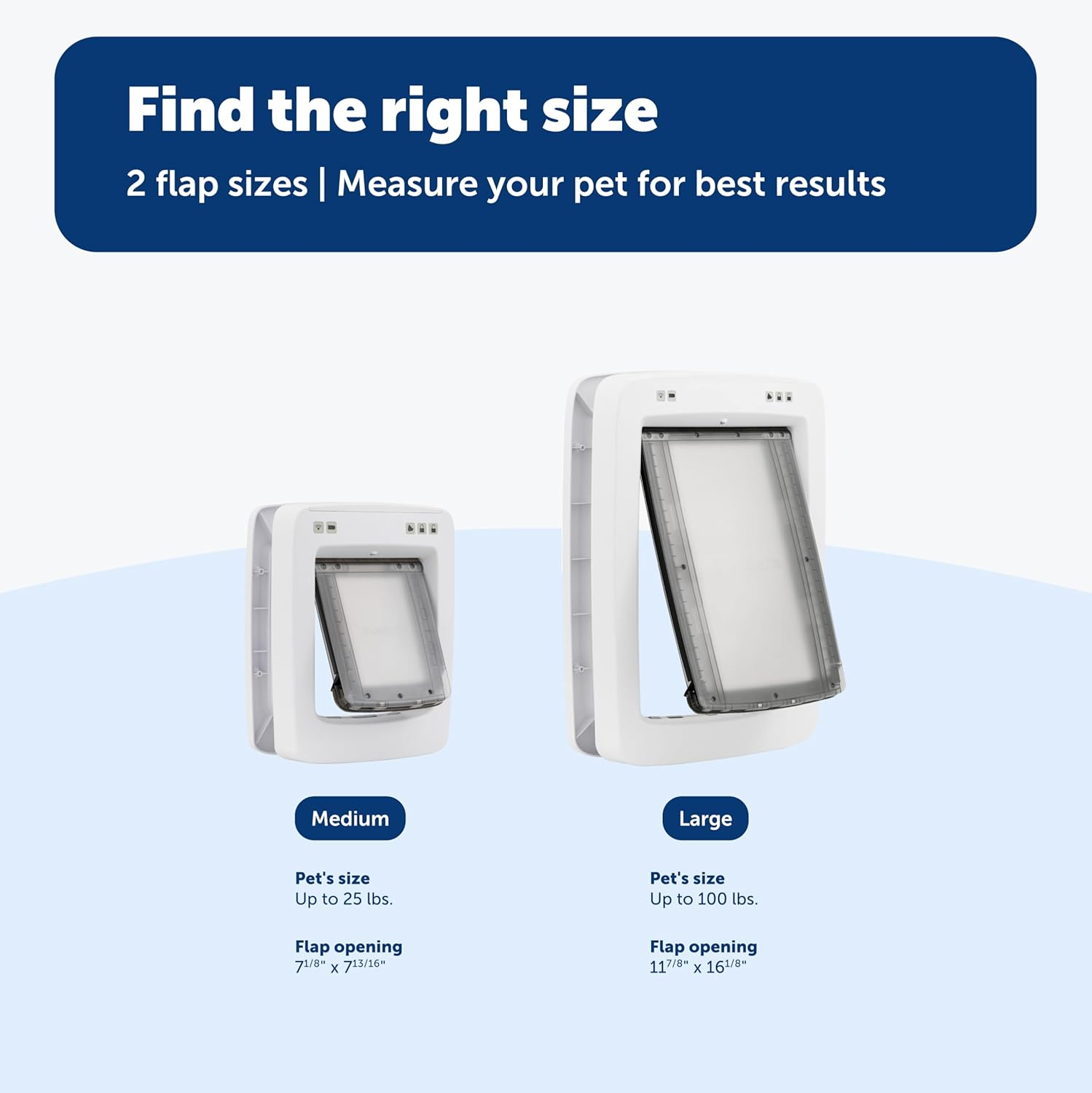 Petsafe Smartdoor Networked Pet Door, App Controlled, Selective Access, Custom Schedules, Size M image number 6