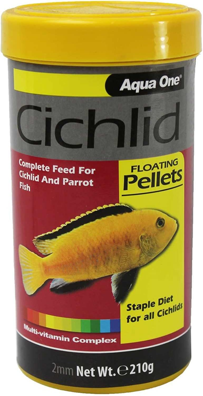 Cichlid Floating Pellet Food 2Mm 480G Fish Food 11543 Aquarium Aqua One image number 5