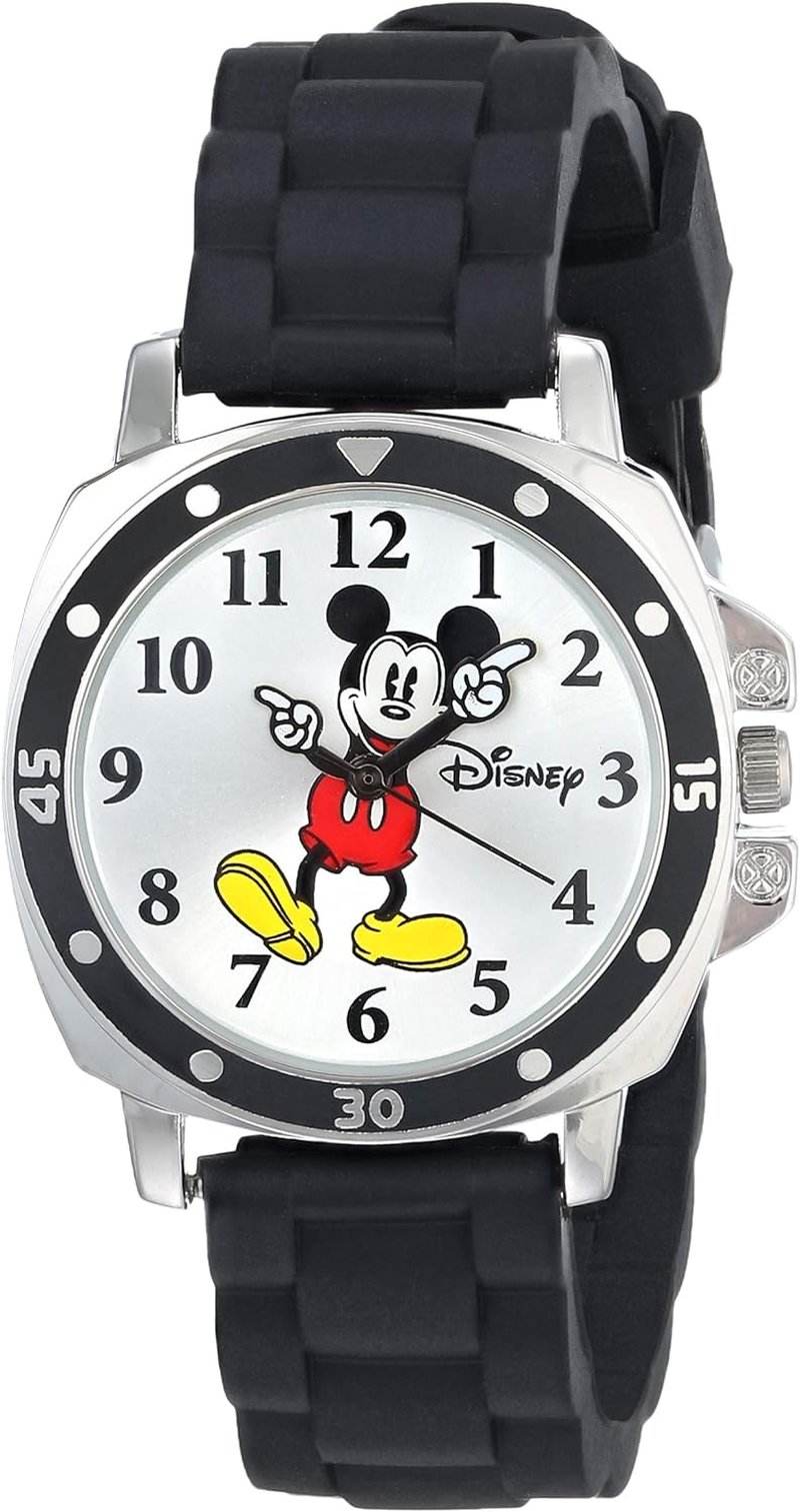 Accutime Kids Disney Mickey Mouse Analog Fashion Watch for Girls & Women