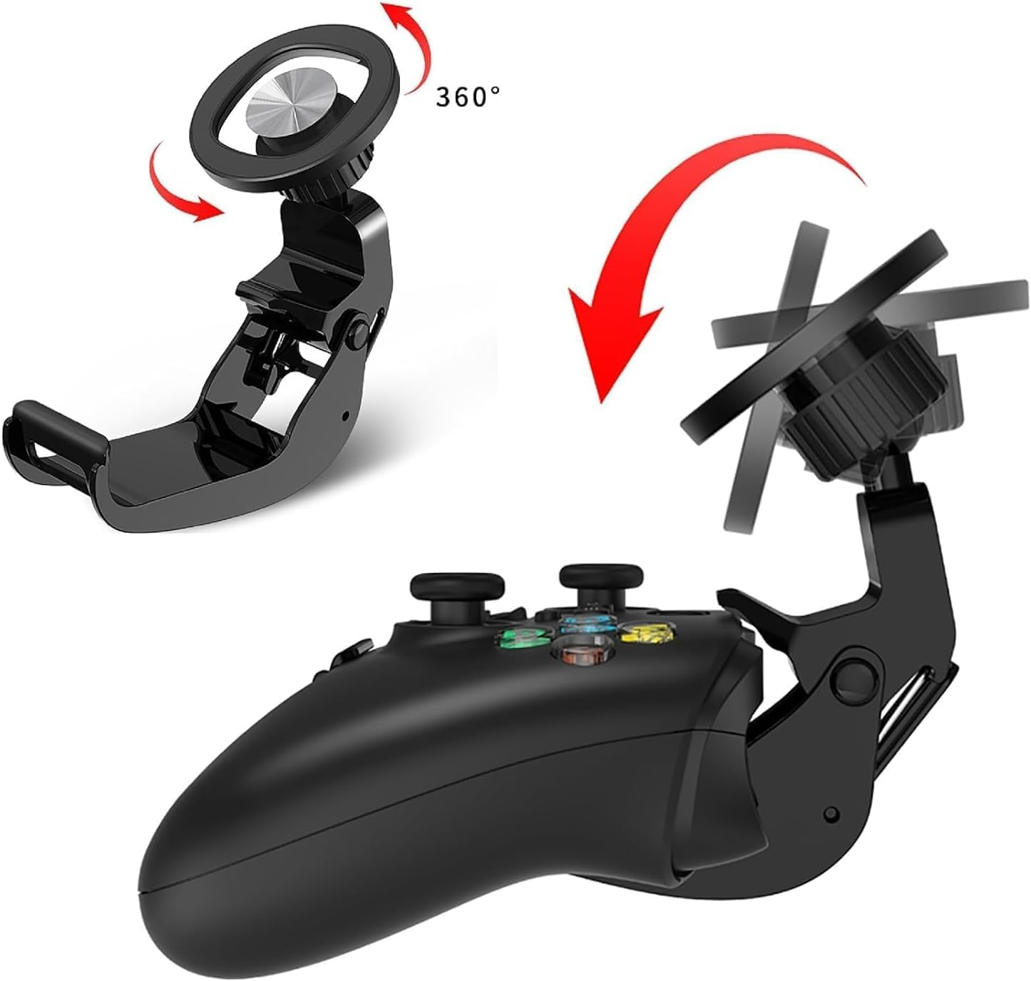 DOYO Magsafe Gaming Phone Holder Magnetic Controller Phone Mount for Nintendo Switch and Switch Lite Pro Controller image number 1