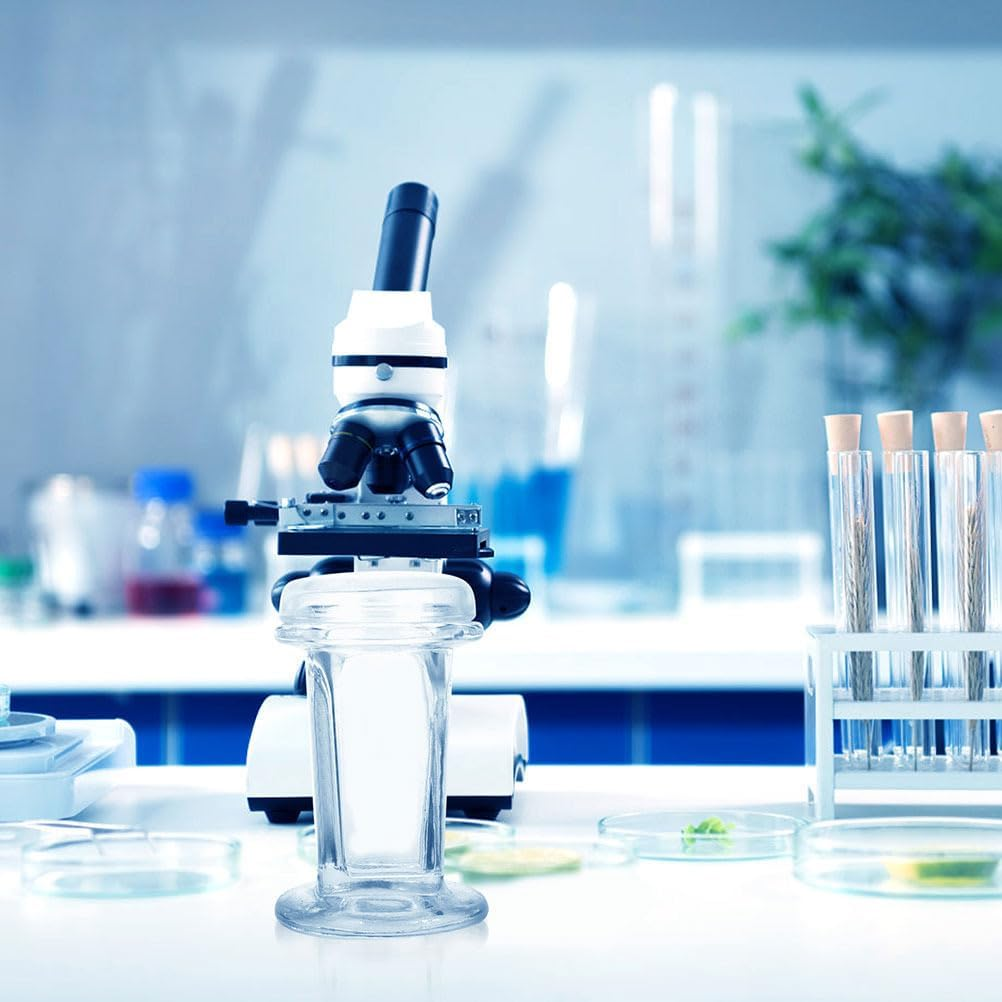 GLEAVI Glass Staining Jar with Lid for 5 Microscope Slides 3-Pack 2Oz Capacity Staining Tank for Cell Samples Histology and Clinical Labs image number 2