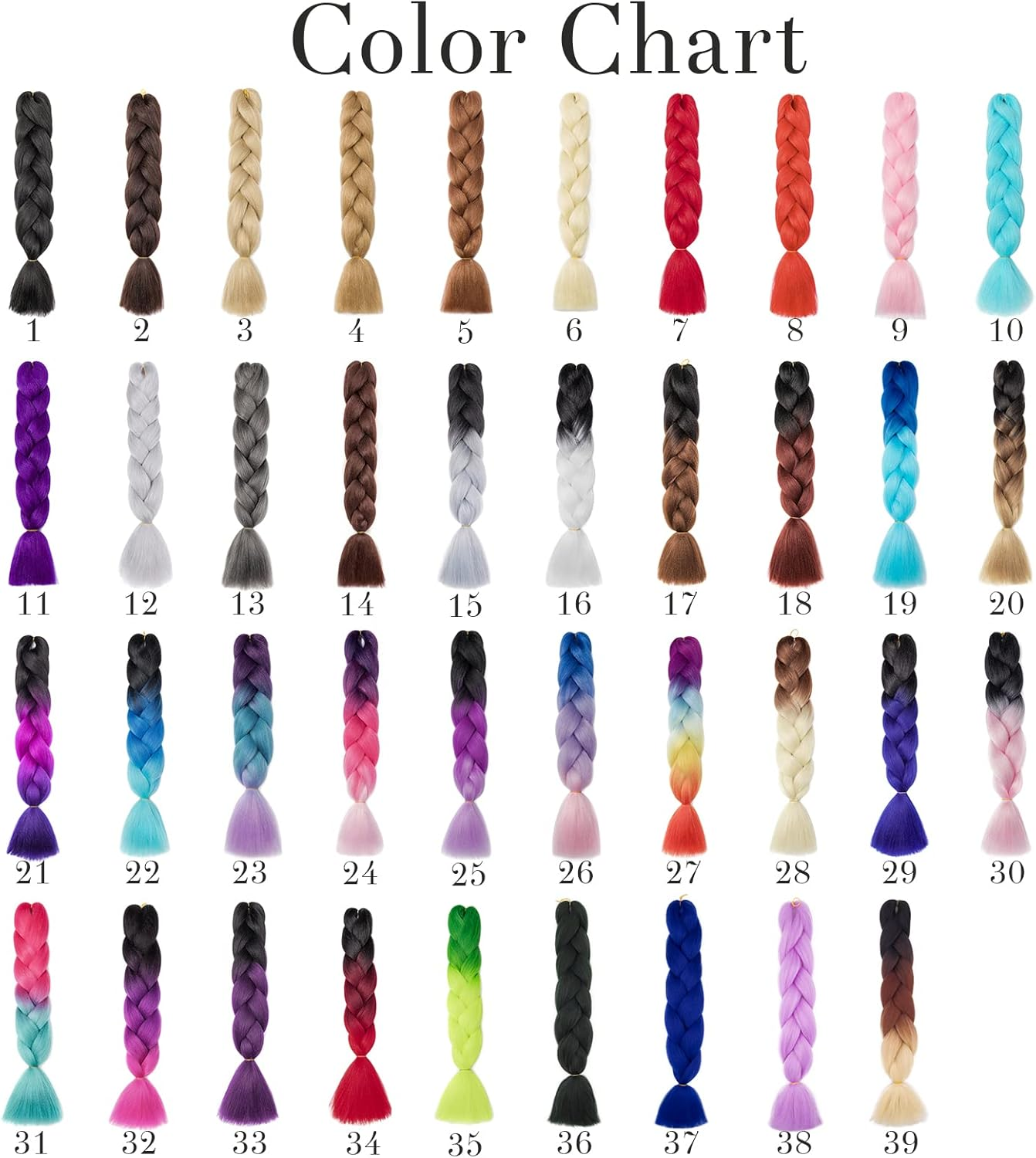 Gairyan 24 Inch Jumbo Braids Extensions Synthetic Hair for Braiding Hair Extensions 3 Bundles Braiding Hair Ombre Synthetic Hair Braids Braiding Extensions Box Braid Crochet Twists 300 G (Bleached Blonde) image number 1