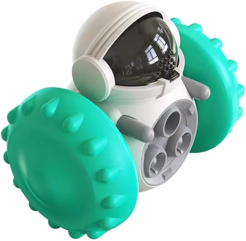 Premium Quality Dog Food Dispenser Toy - Interactive Treat Dispenser Toy for Dogs & Cats - BPA Free Dog Treat Dispenser Toy - Cat Treat Toy Dispenser with Sustainable Feature (Black)