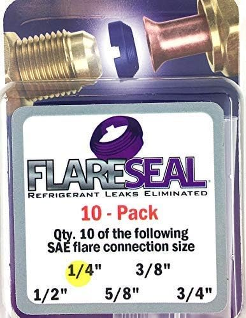 Model MSP-0406 Leak Free SAE Flare Connections - Refrigerant Leaks Refrigeration, HVAC, Ductless, Schrader Valve or Mini Split Applications (1/4", Mini Split Pack - (2) 1/4" and (2) 3/8") image number 3