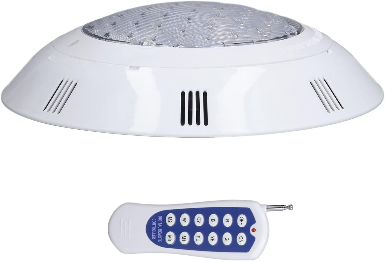 RGBW Pool Lights, 54W 18LED Swimming Pool Light, AC12V Underwater, IP68 Waterproof, Underwater Landscaping Lamp, 12 Key Remote Control for Swimming image number 6