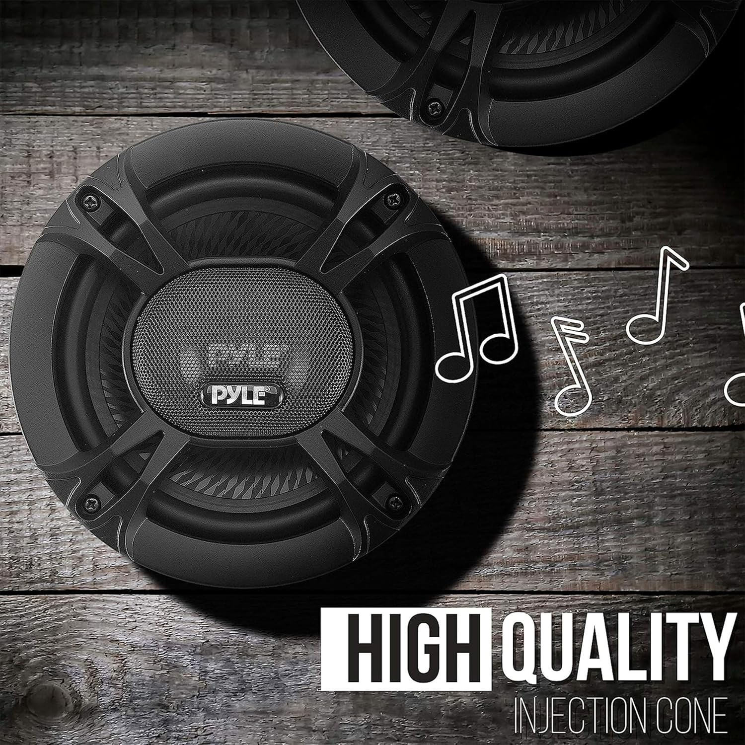 Pyle 2-Way Universal Car Stereo Speakers - 240W 4 Inch Coaxial Loud Pro Audio Car Speaker Universal OEM Quick Replacement Component Speaker image number 4