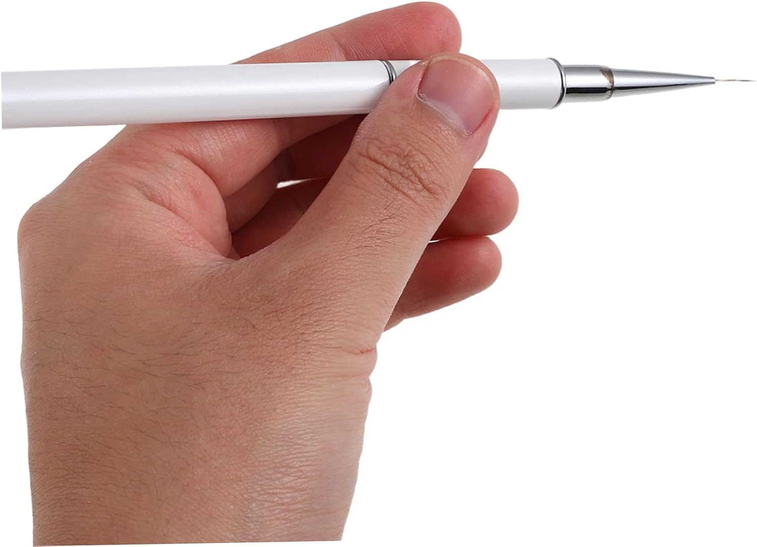 DINHEAROM 3Pcs Double Ended Nail Art Liner Brushes for Professional Manicure Detail Pens for Sculpting Line Work and Dotting Easy to Clean Salon Tools image number 3