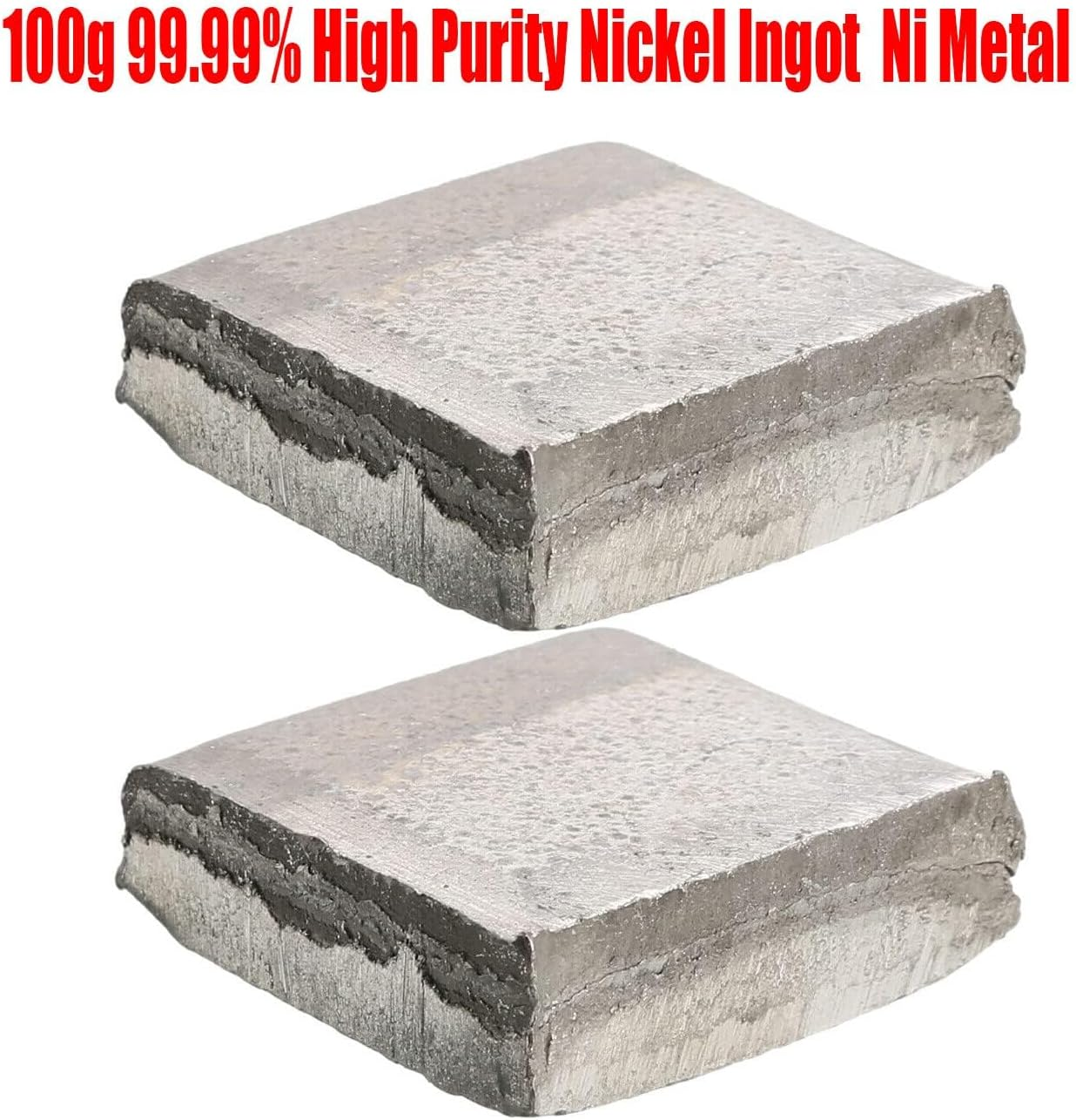 99.9% Pure Nickel Electrode Sheet, Ni 100G High Purity Nickel Ingot Sheet Pure Nickel Metal Block DIY for Plating and Electroplating,Pure Nickel Sheet Nickel Plate Nickel Strip Sheet