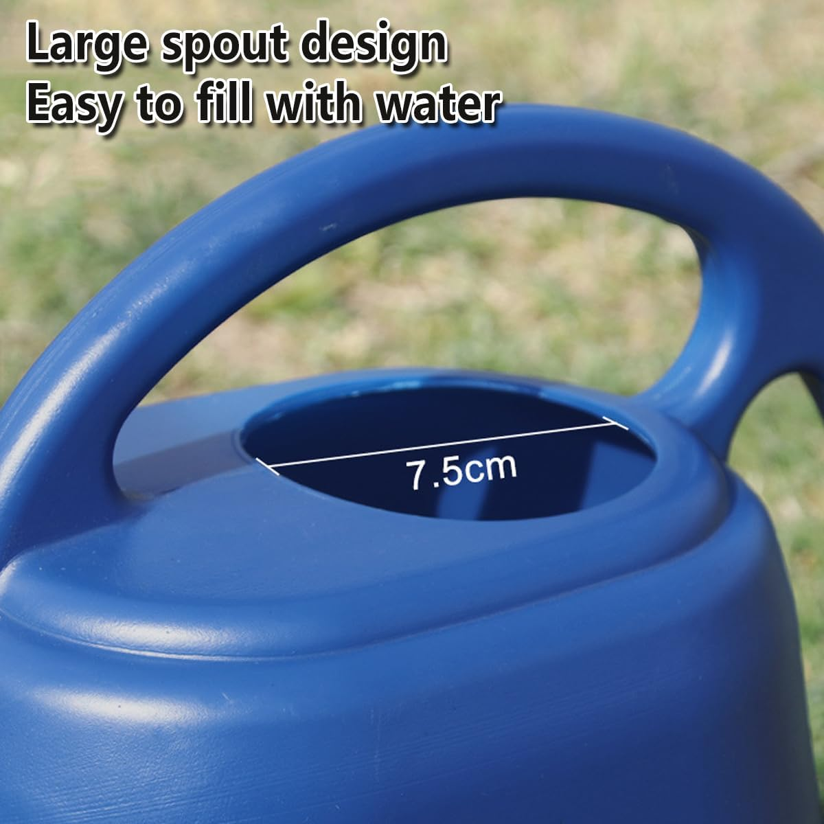AIMALL 4L Gardening Watering Can - Durable Plastic Long Spout Watering Kettle, Available in Yellow, Wine Red, Lake Blue, Grey, Dark Green, Dark Blue, 14.9 X 9.64 X 7.87 Inches image number 6