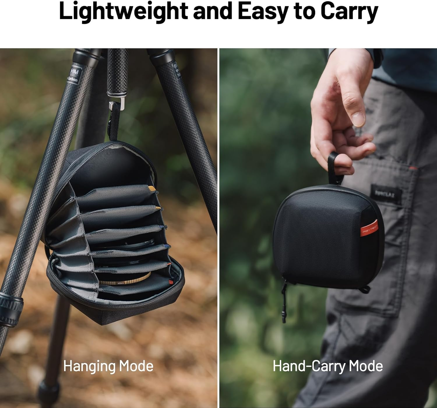 PGYTECH Hard Lens Filter Pouch up to 100Mm, 7 Pockets Camera Filter Bag Carrying Case for Photography Filter, Storage Wallet for Circular Filter, Waterproof & Dustproof Filter Pouch, round Filter M image number 5