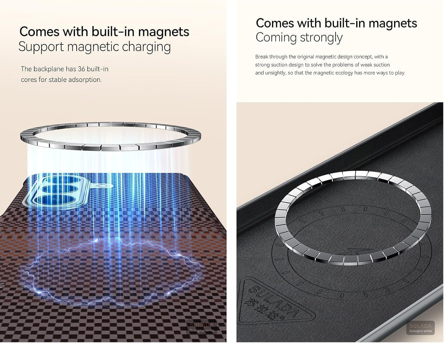 Case for Galaxy Z Fold 7: Slim Light Magnetic Case Less Touch Feeling for Businessmen - Carbon Fiber Texture Hard PC Cover with Camera Protection Phone Cover without Front Cover (Blue) - Brown image number 4